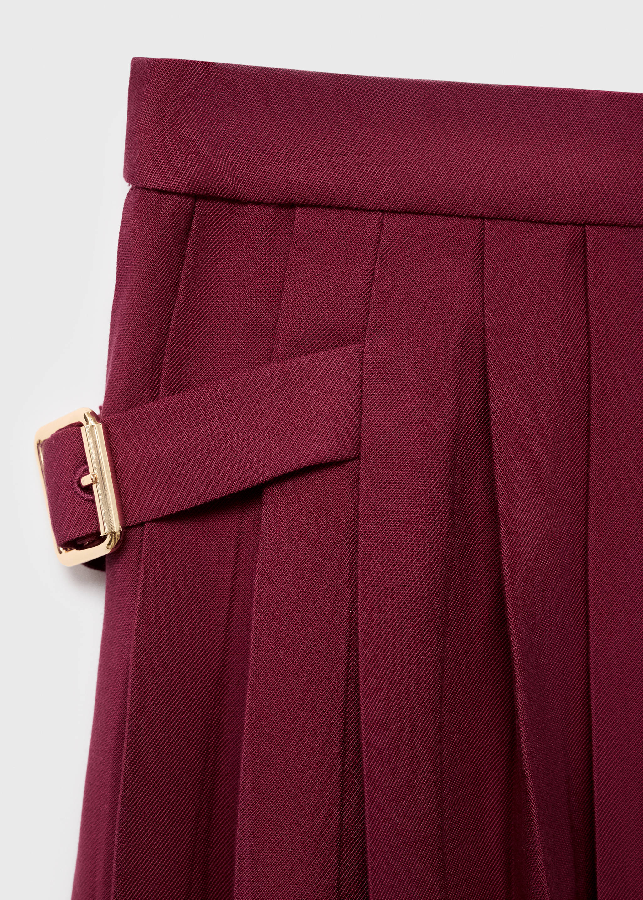 Pleated skirt with buckles - Details of the article 8
