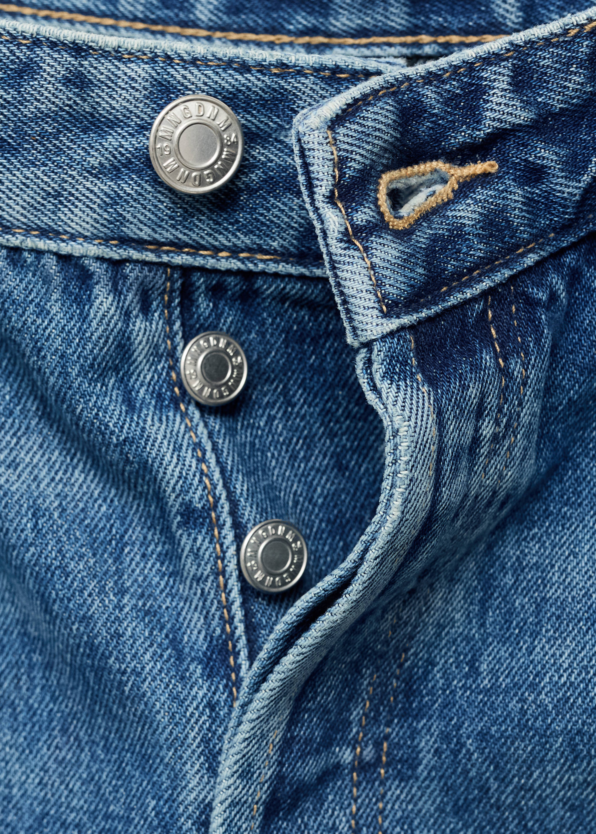 Jeans med breda ben och uppvikta kanter - Detaljer om artikeln 8