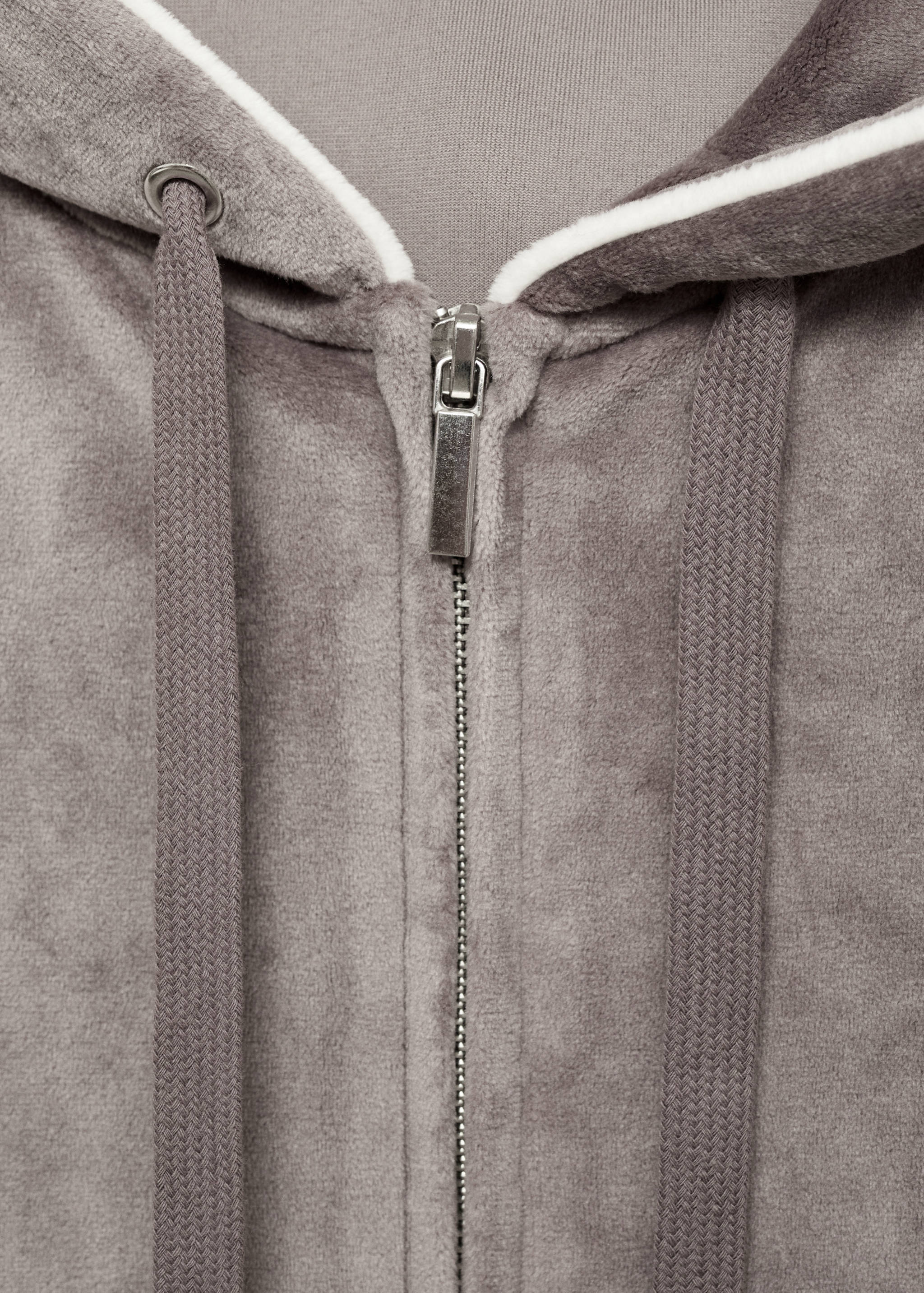 Veloursweatshirt mit weichem Griff - Detail des Artikels 8