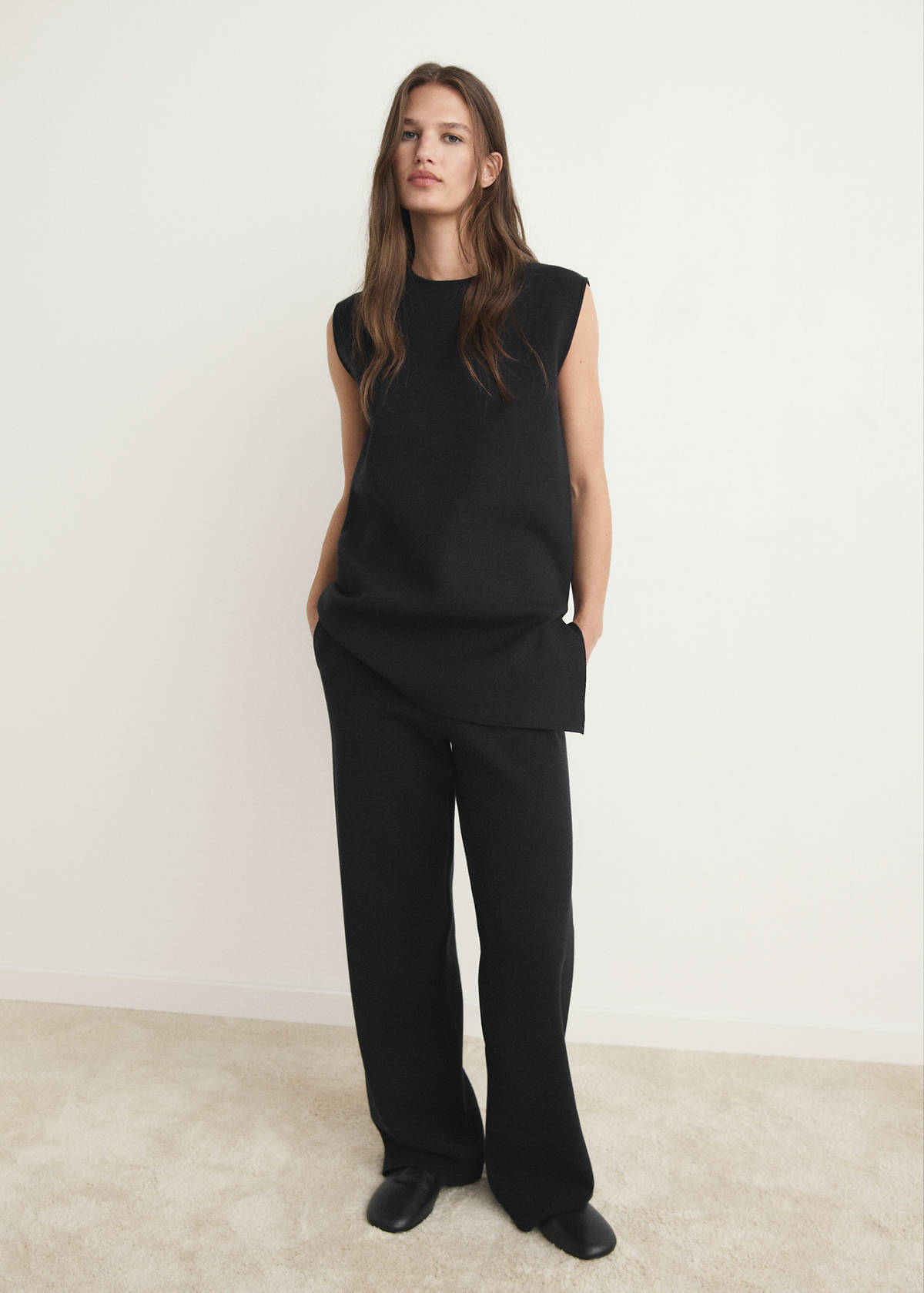 Milano-knit top