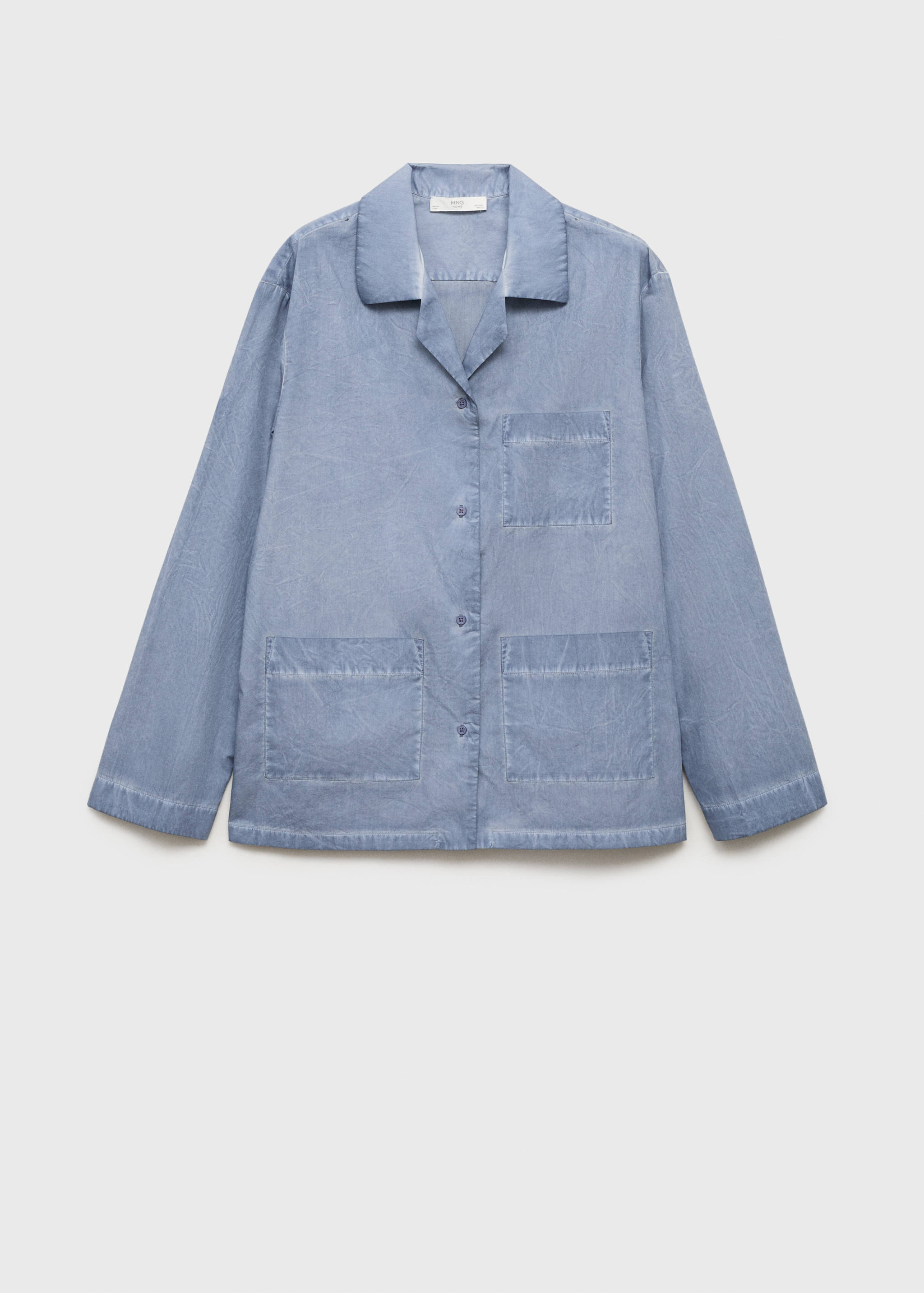 Garment-dyed katoenen overhemd - Artikel zonder model