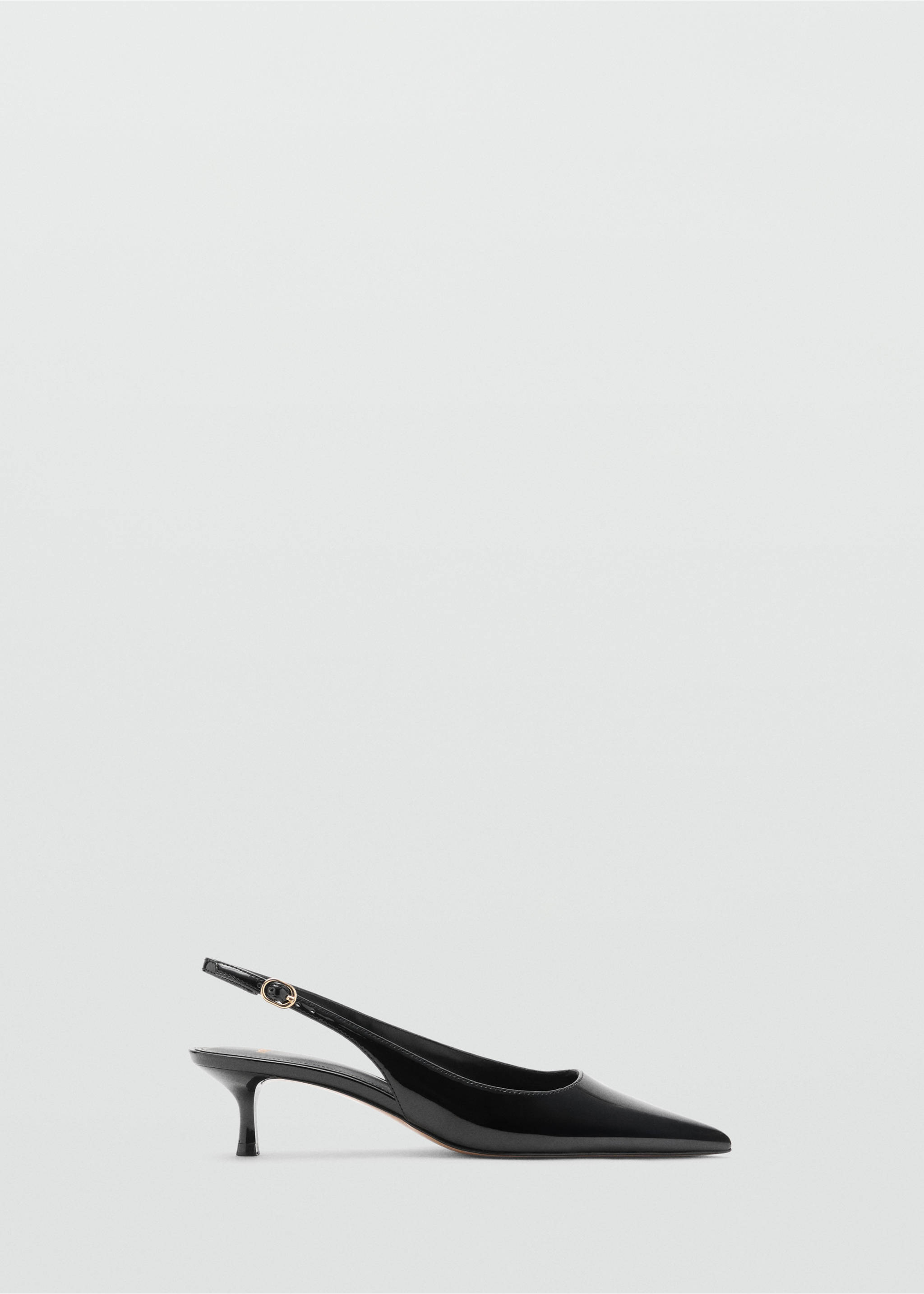 Kitten-heel patent leather shoes - Article without model, Black. Ref: 17054112-00.