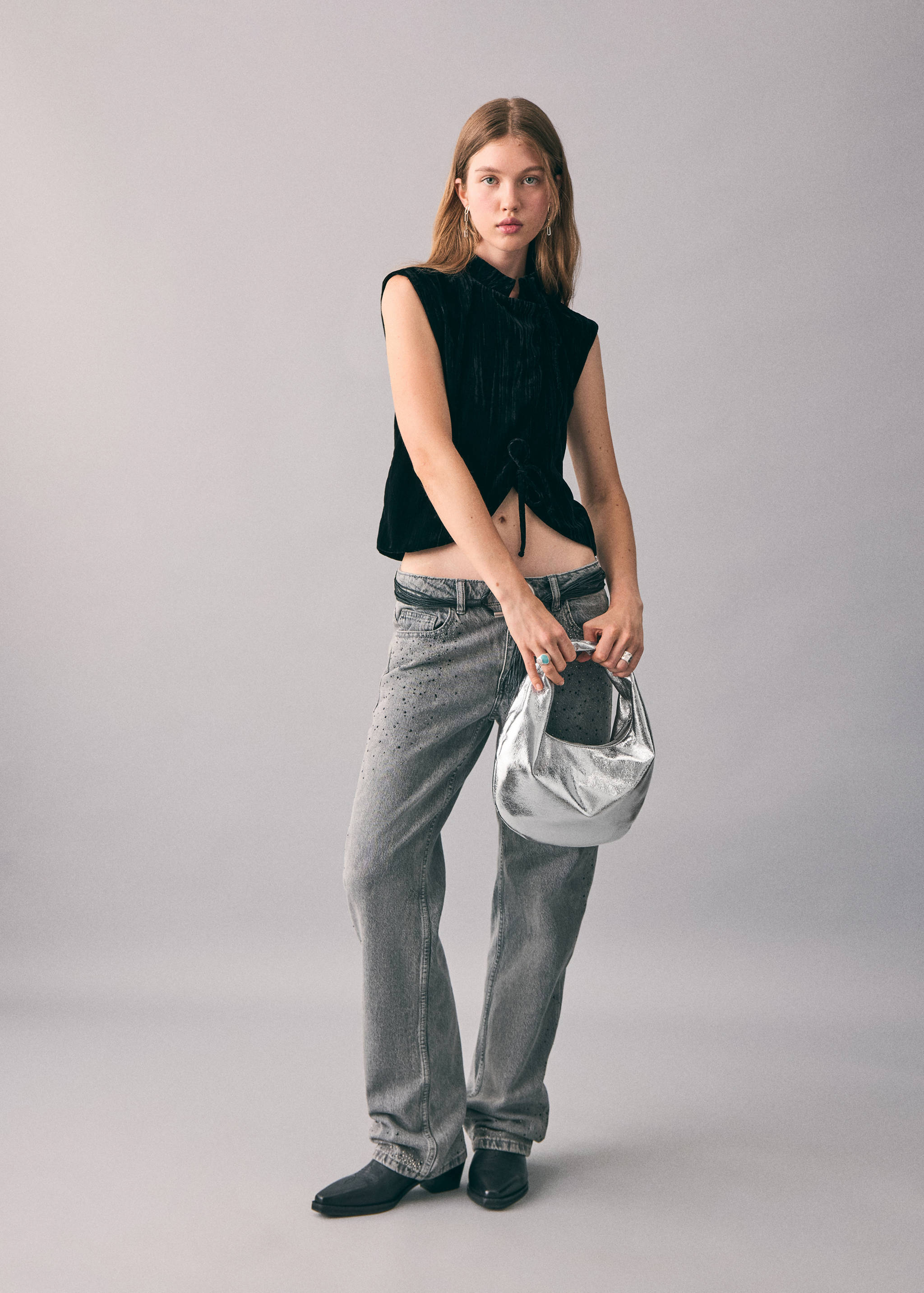 Metallic handbag - General plane