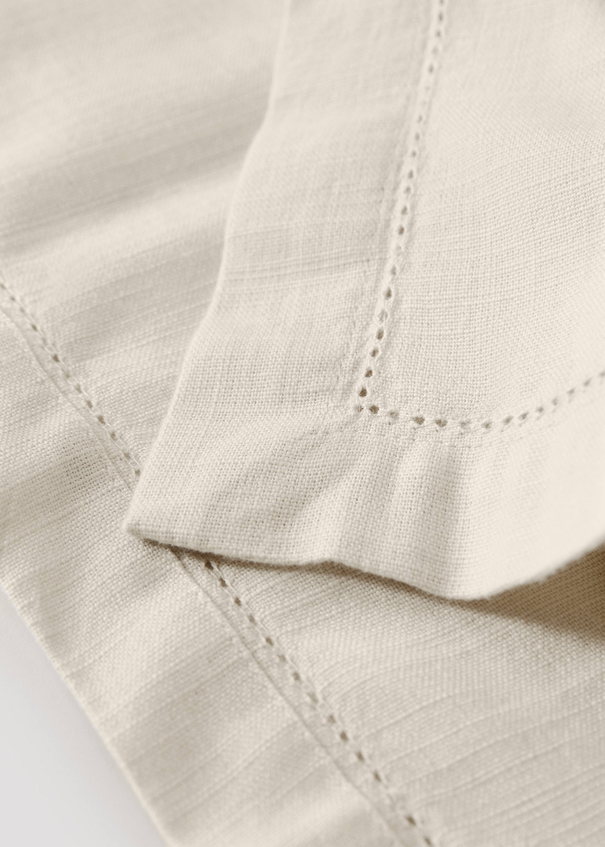 Cotton napkin with hemstitch - Details of the article 2