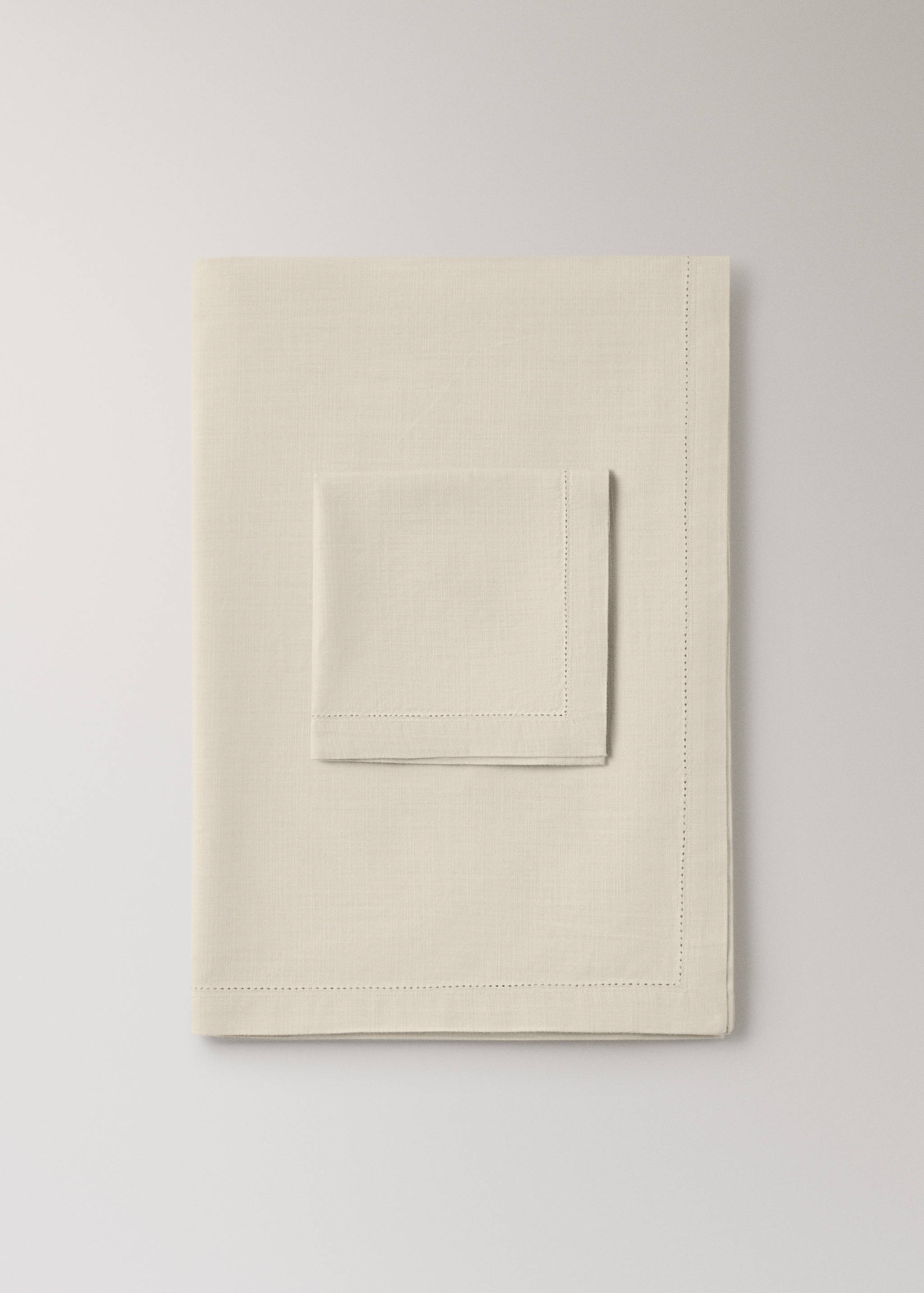 Cotton napkin with hemstitch - Details of the article 3