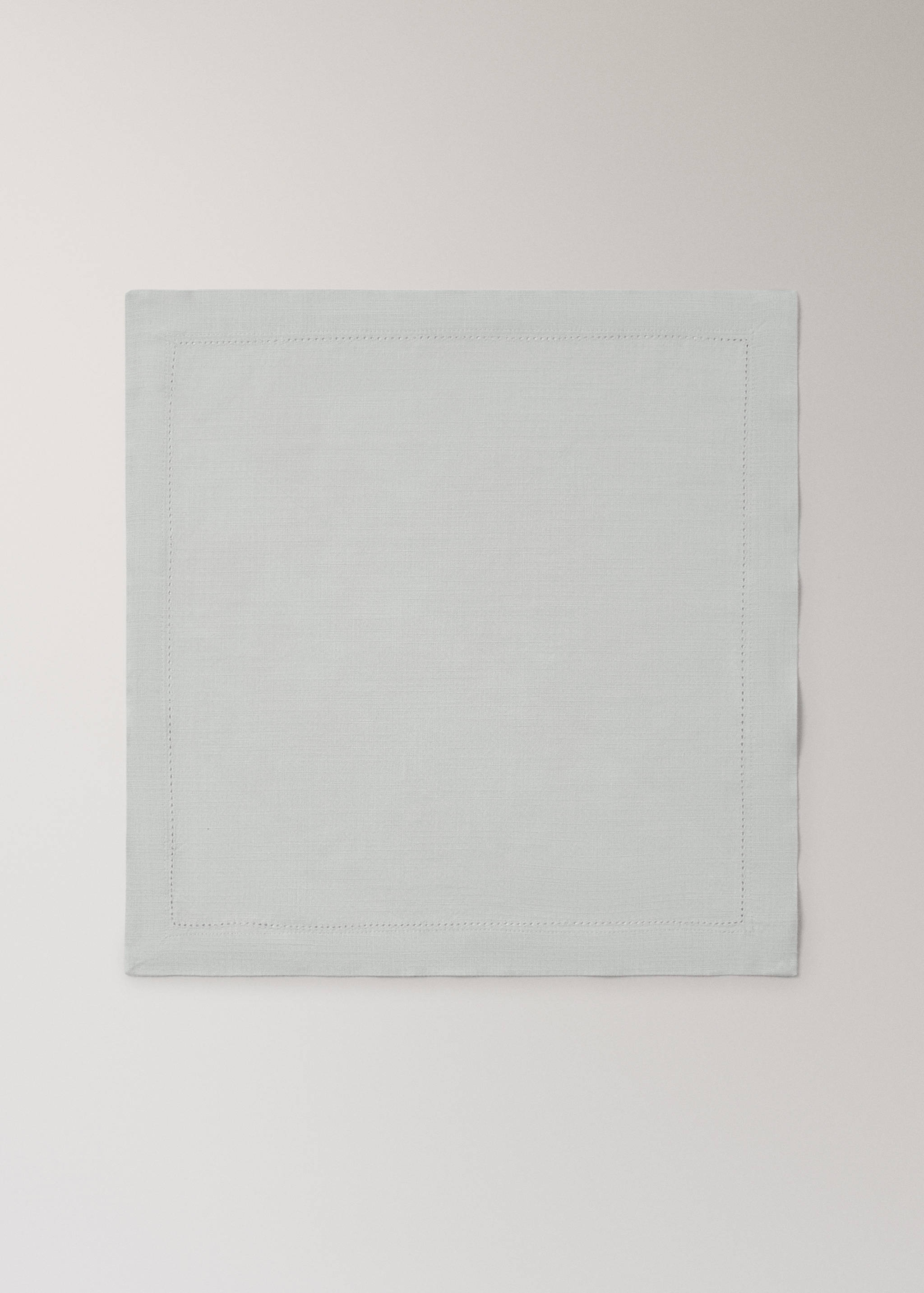 Cotton napkin with hemstitch - Article without model
