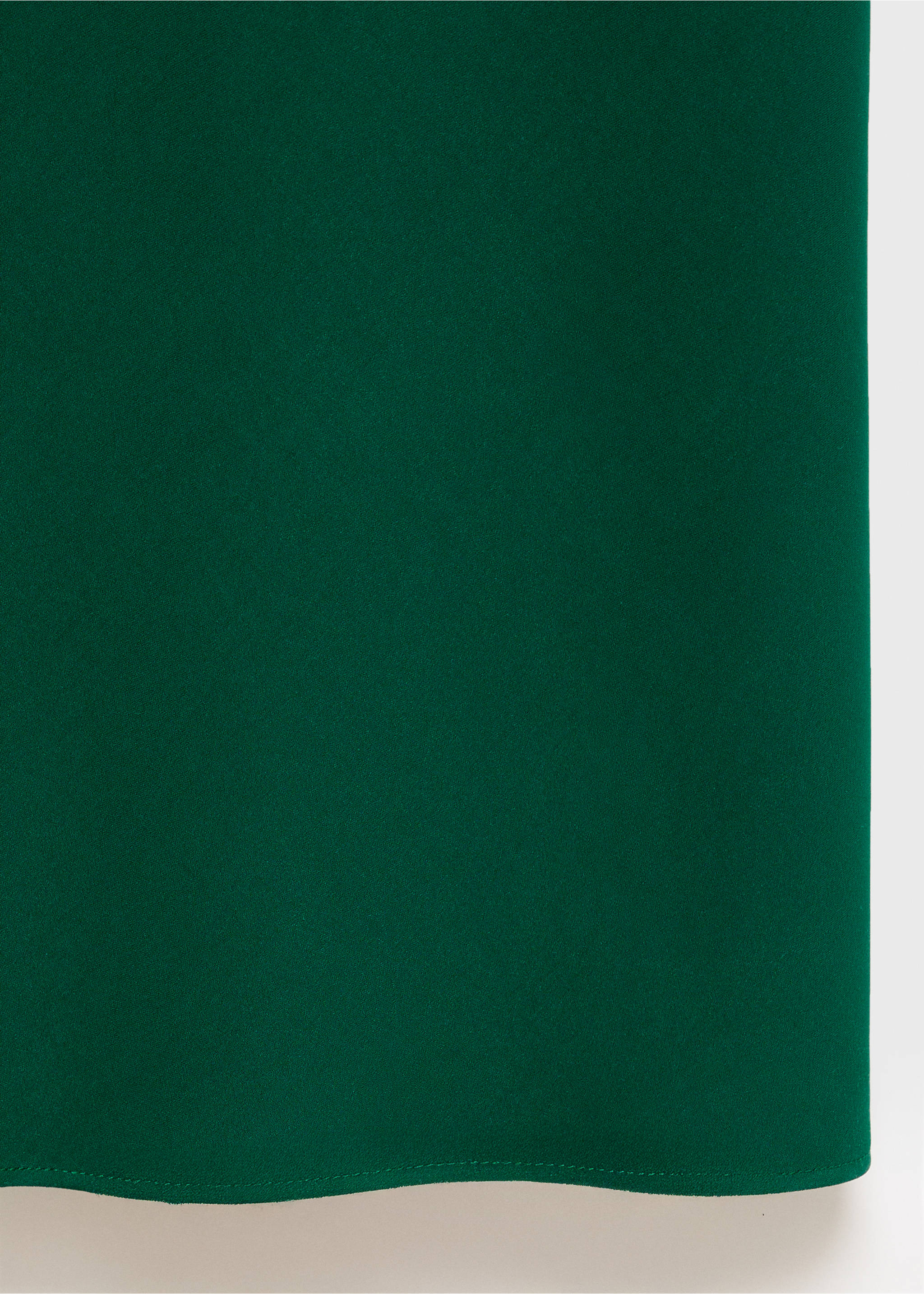 Midi-dress with open back - Details of the article 0, Green. Ref: 17054140-00.