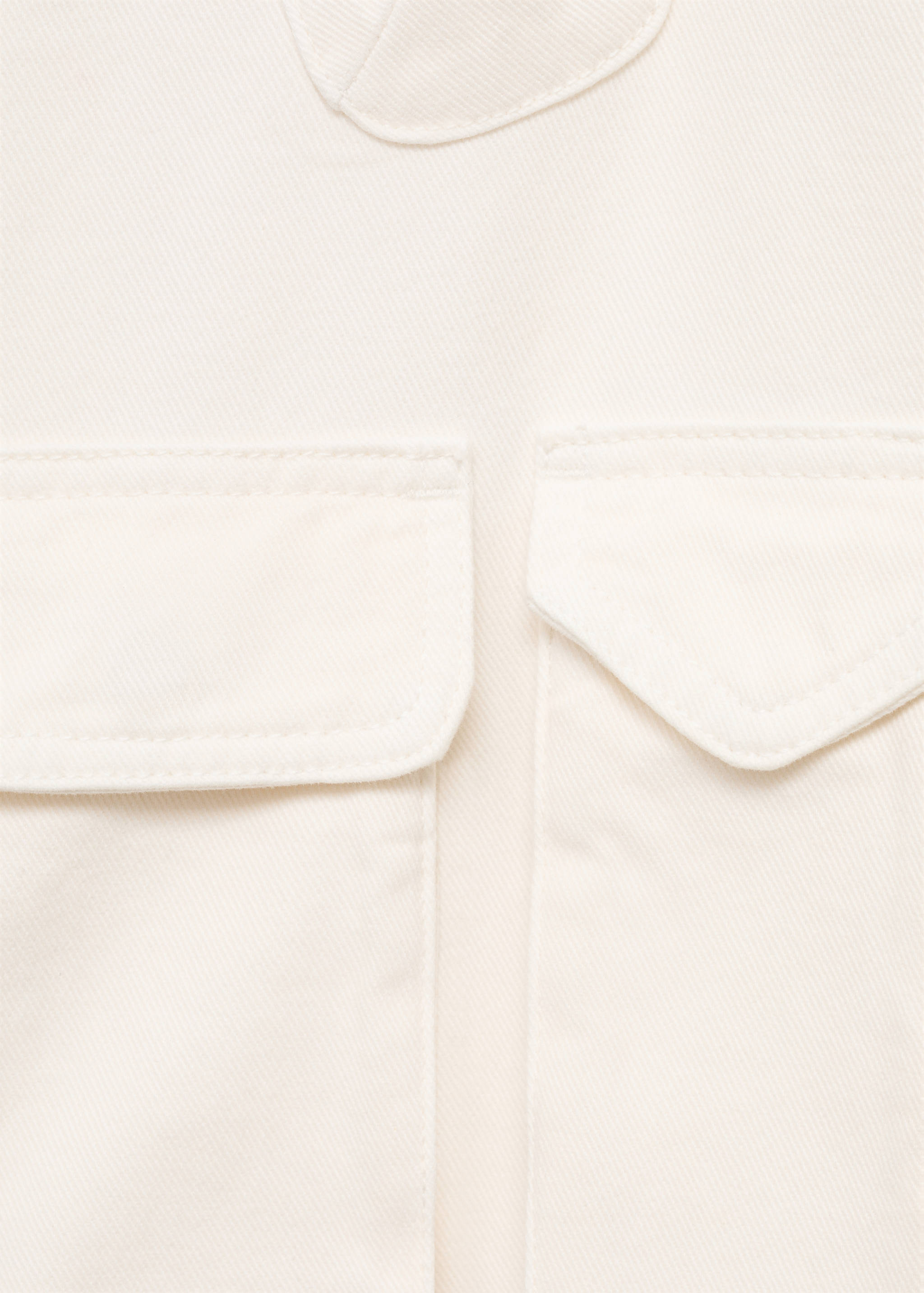 Oversized denim parka with pockets - Details of the article 8