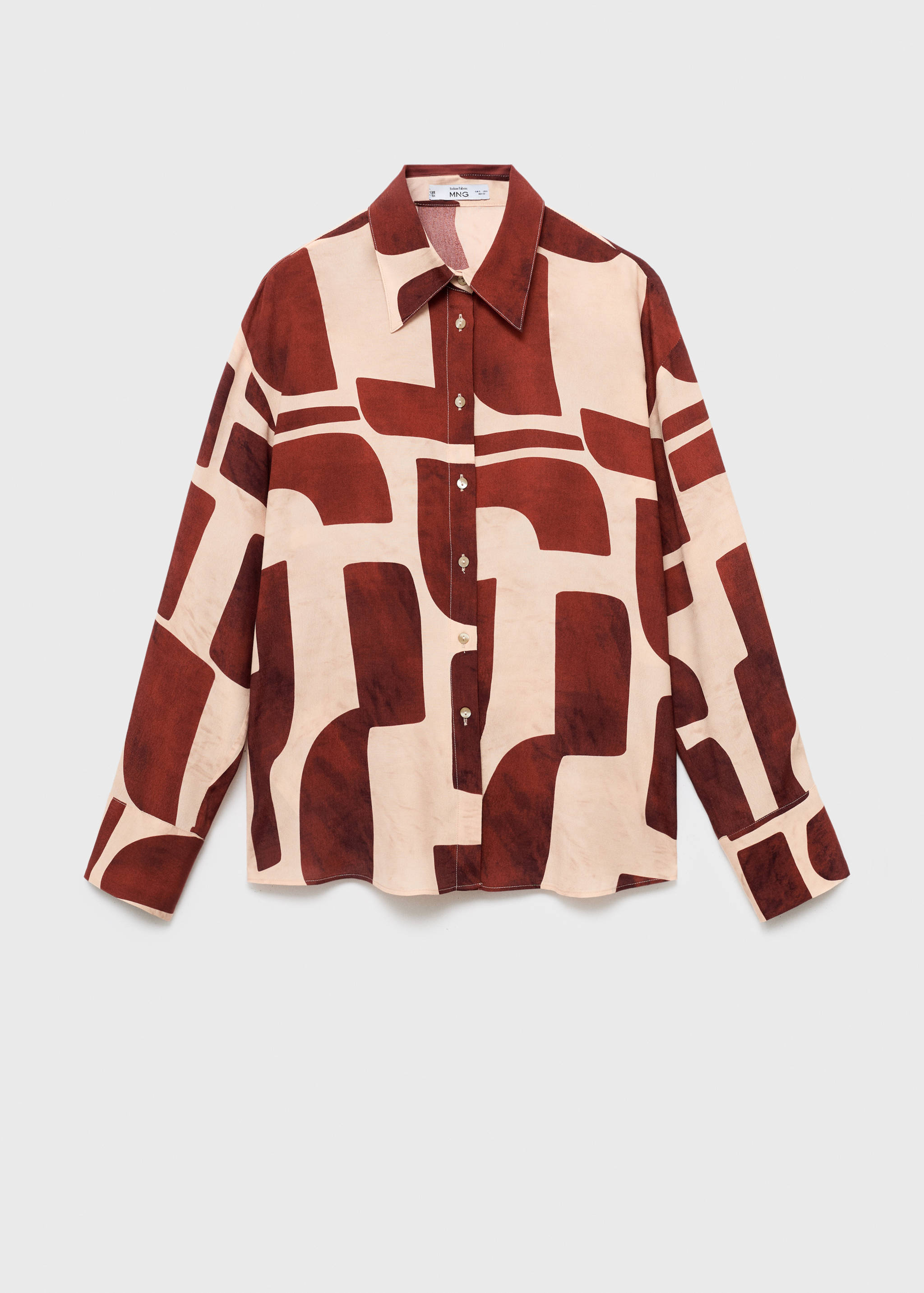 Chemise à imprimé géométrique - Article sans modèle