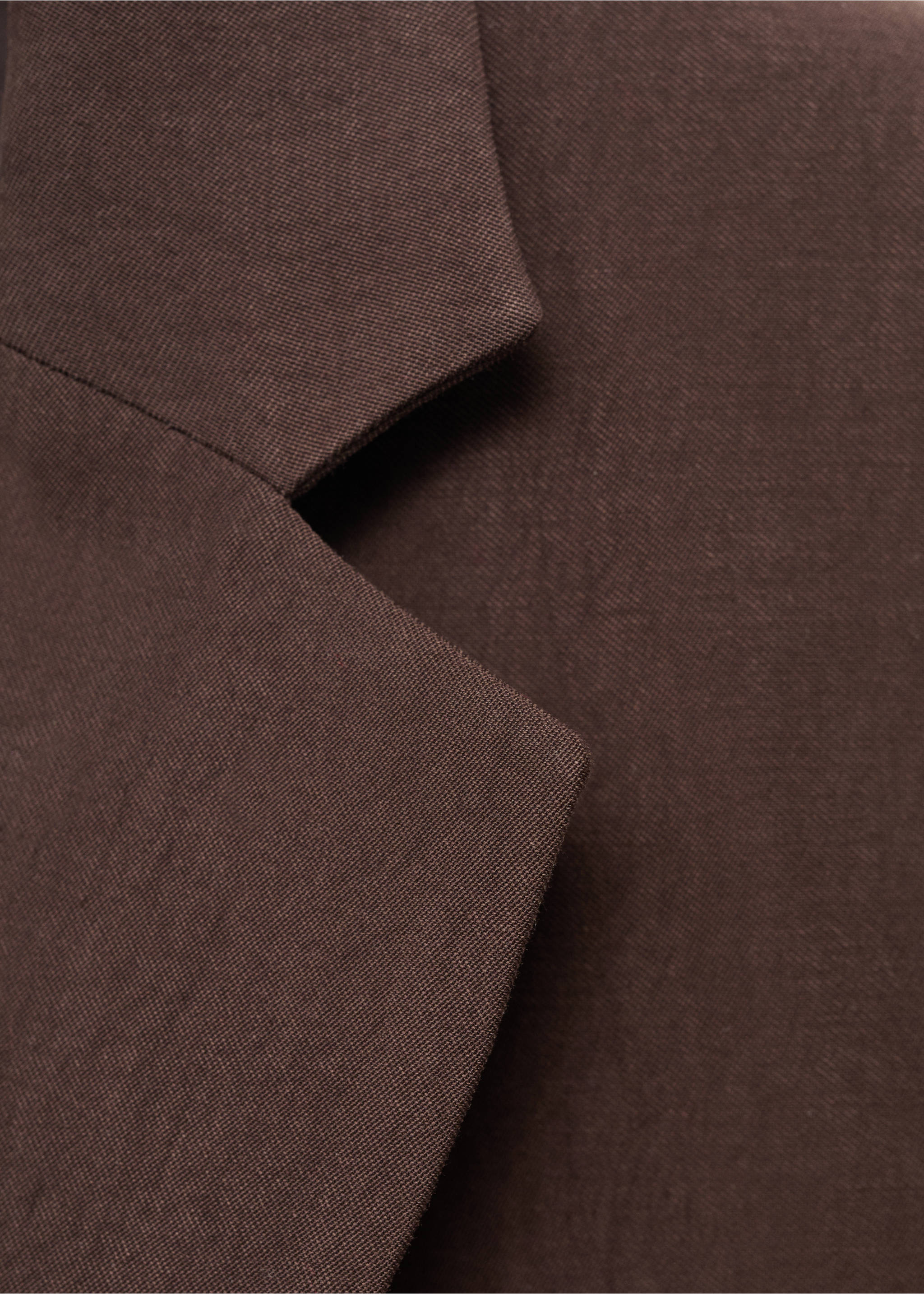 Blazer traje lyocell - Detalle del artículo 8, Chocolate. Ref: 17054146-00.