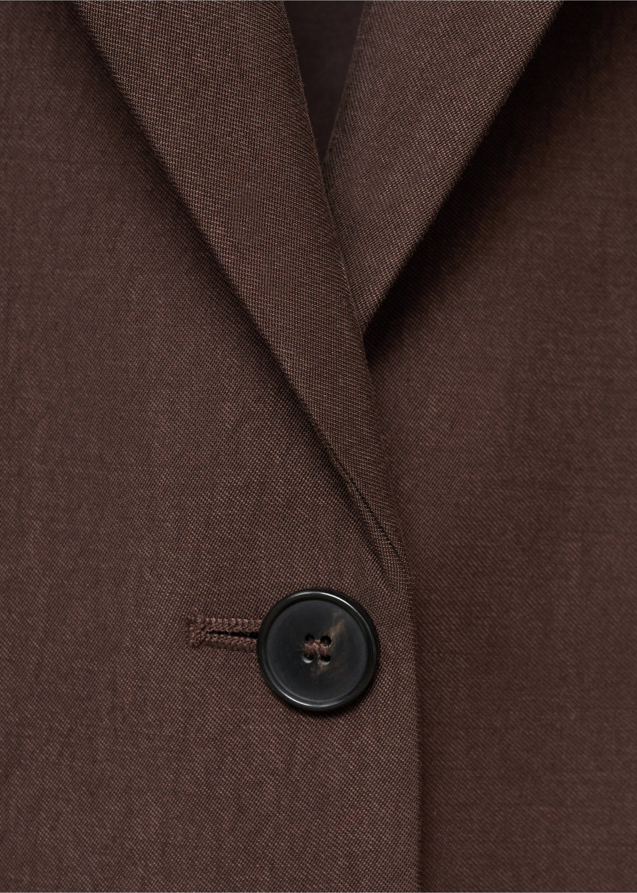 Blazer traje lyocell - Detalle del artículo 0, Chocolate. Ref: 17054146-00.