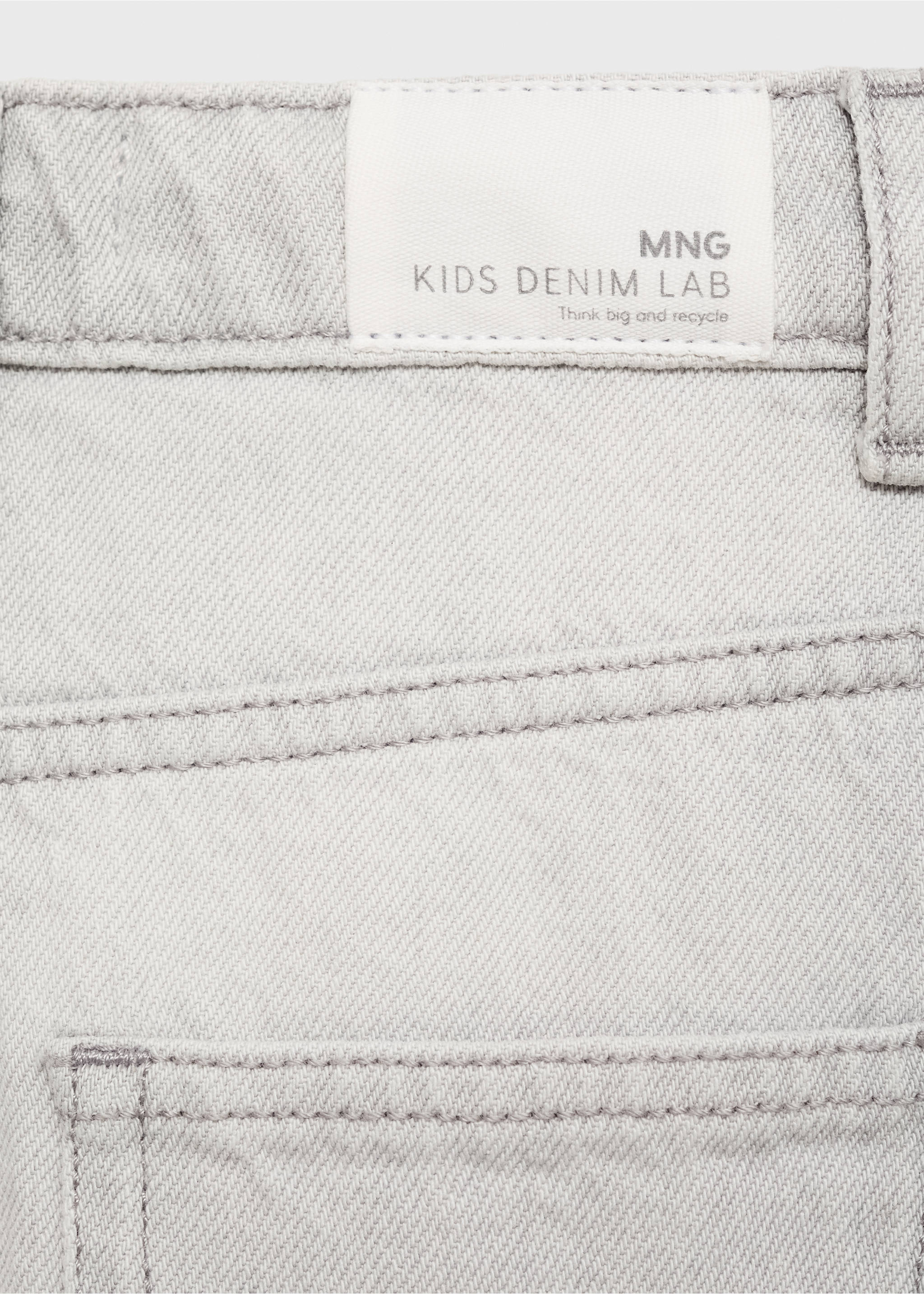 Mid-rise balloon jeans - Details of the article 0, Denim Grey. Ref: 17054407-00.