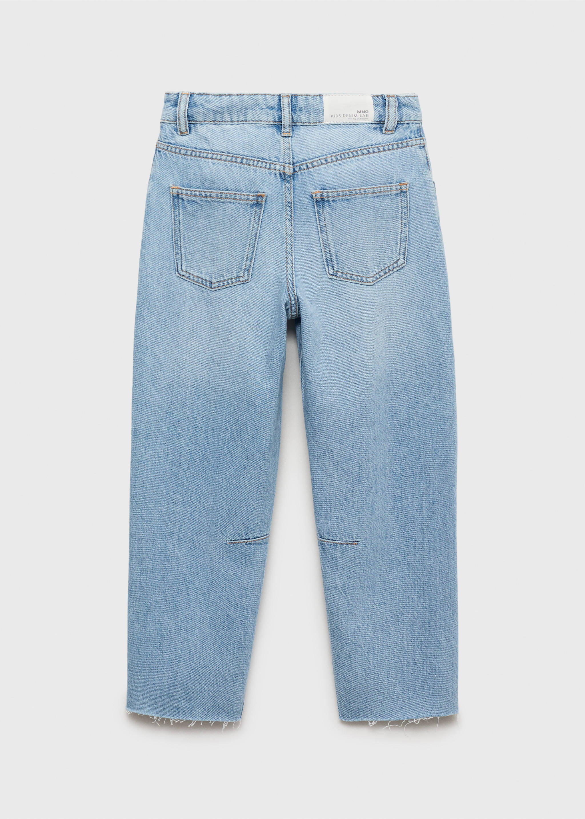 Mid-rise balloon jeans - Reverse of the article, Medium Blue. Ref: 17054407-00.