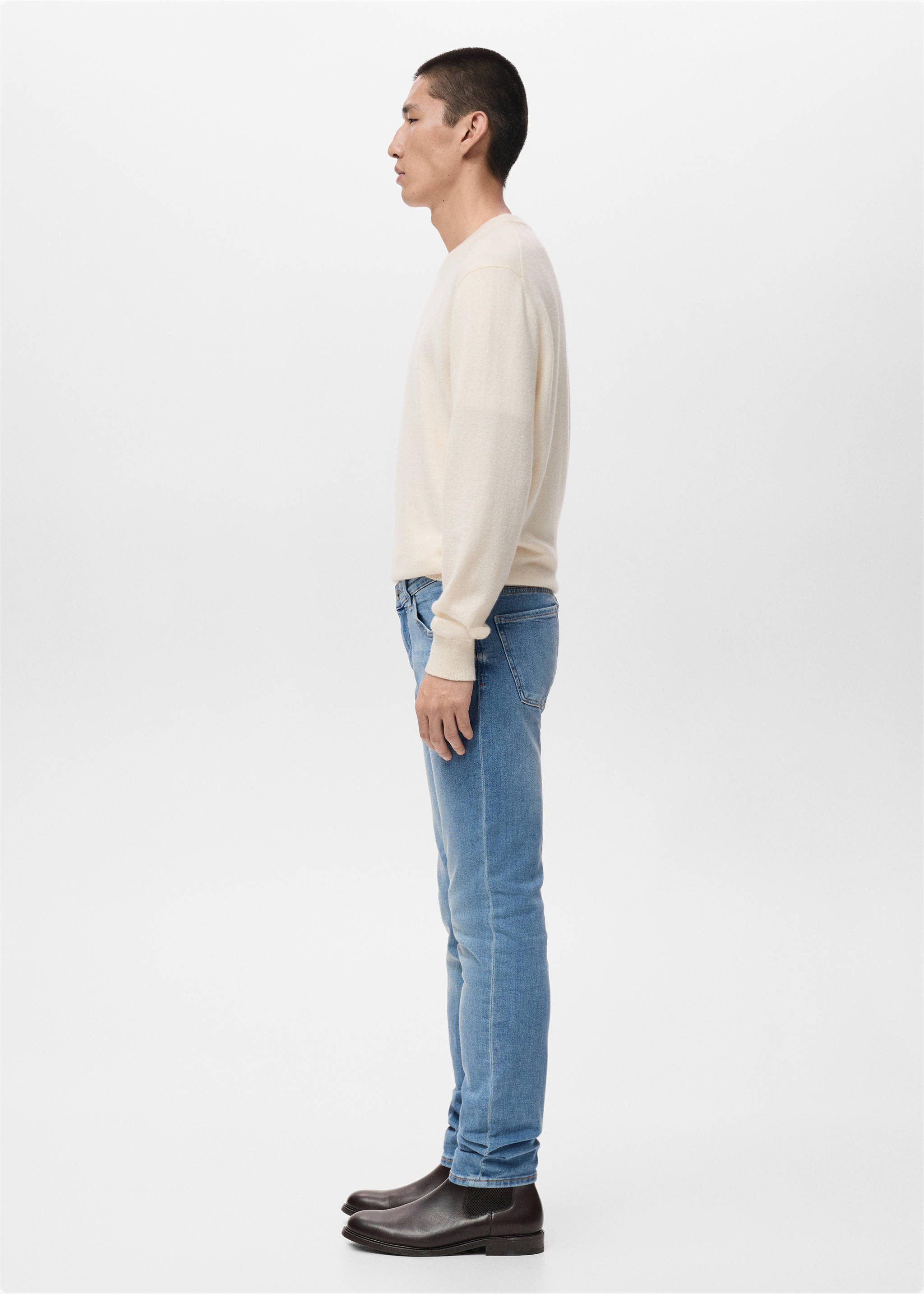 Jude skinny-fit jeans - Details of the article 2, Medium Blue. Ref: 17054410-00.
