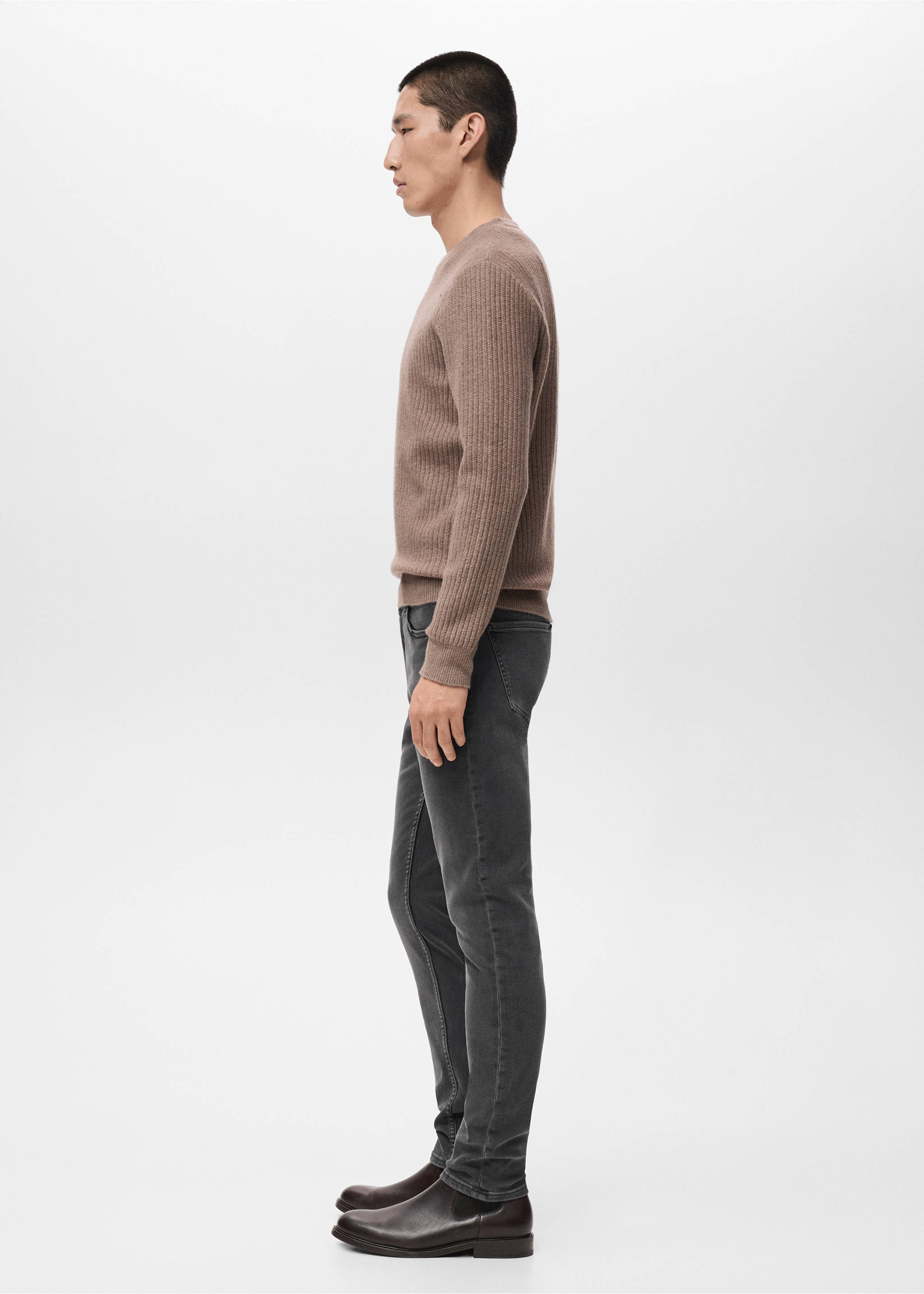 Jude skinny-fit jeans - Details of the article 2, Open Grey. Ref: 17054411-00.