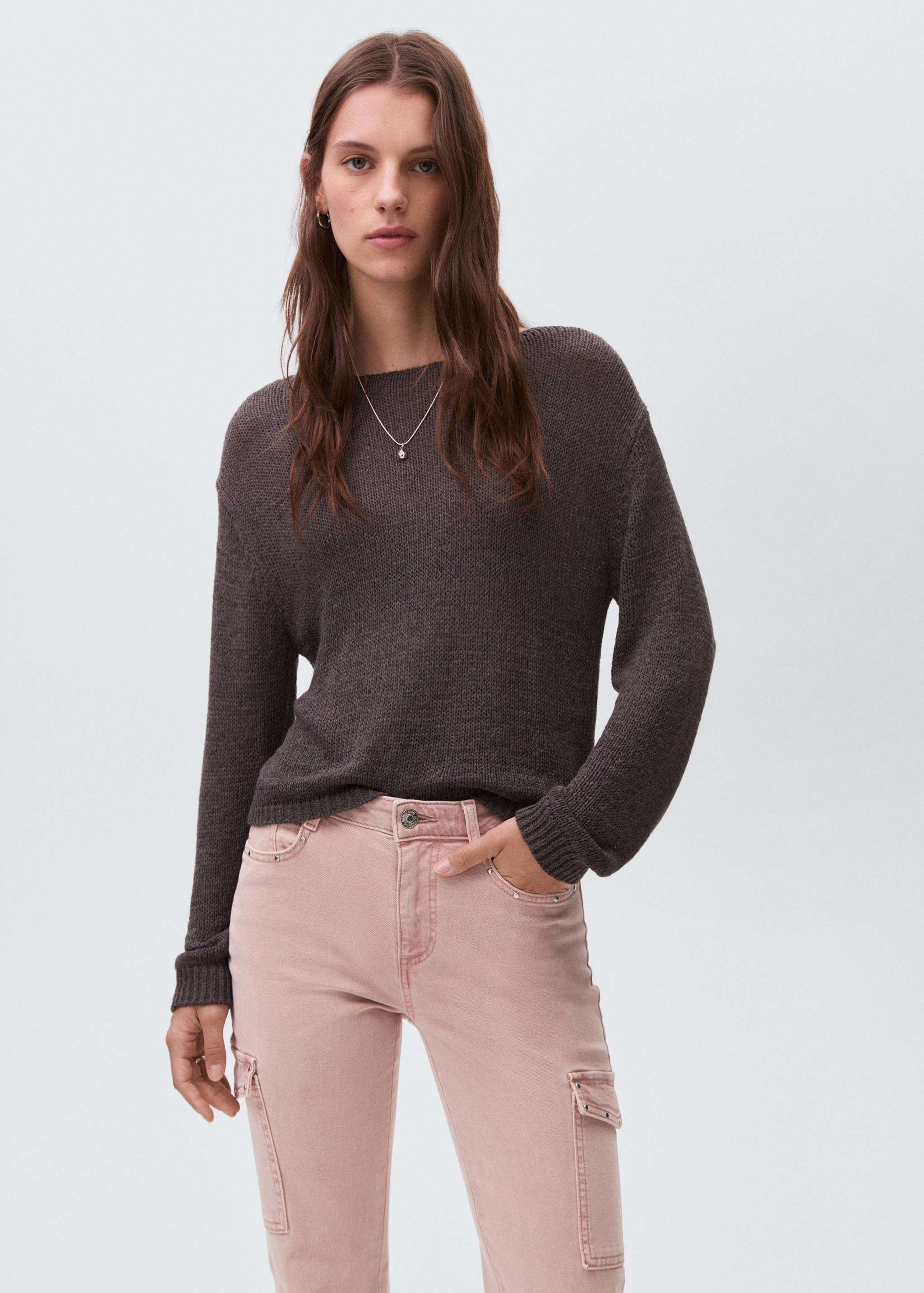 Jean flare cargo clouté - Détail de l'article 3