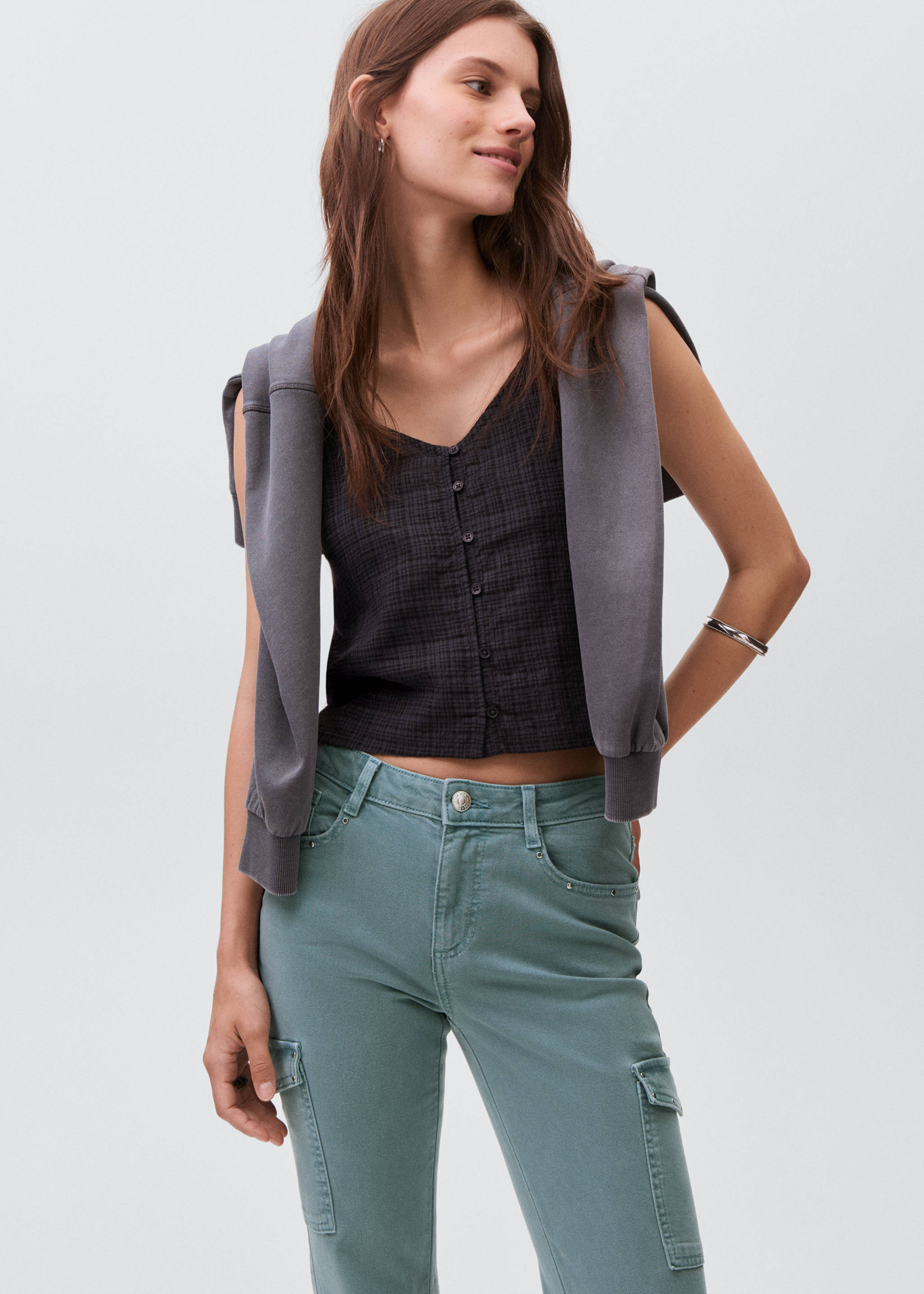 Ausgestellte Cargo-Jeans - Detail des Artikels 3