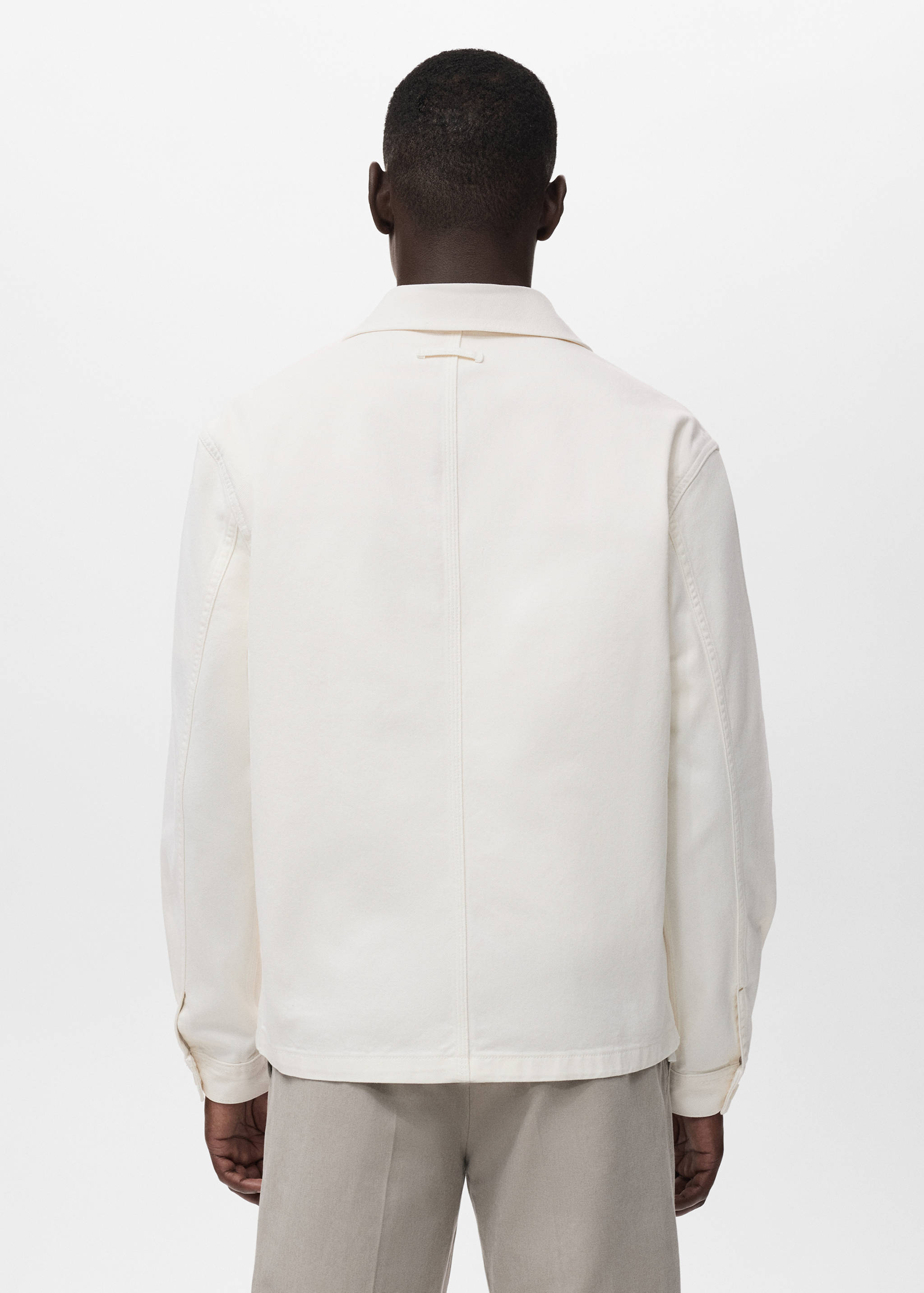 Veste en jean 100 % coton - Verso de l’article