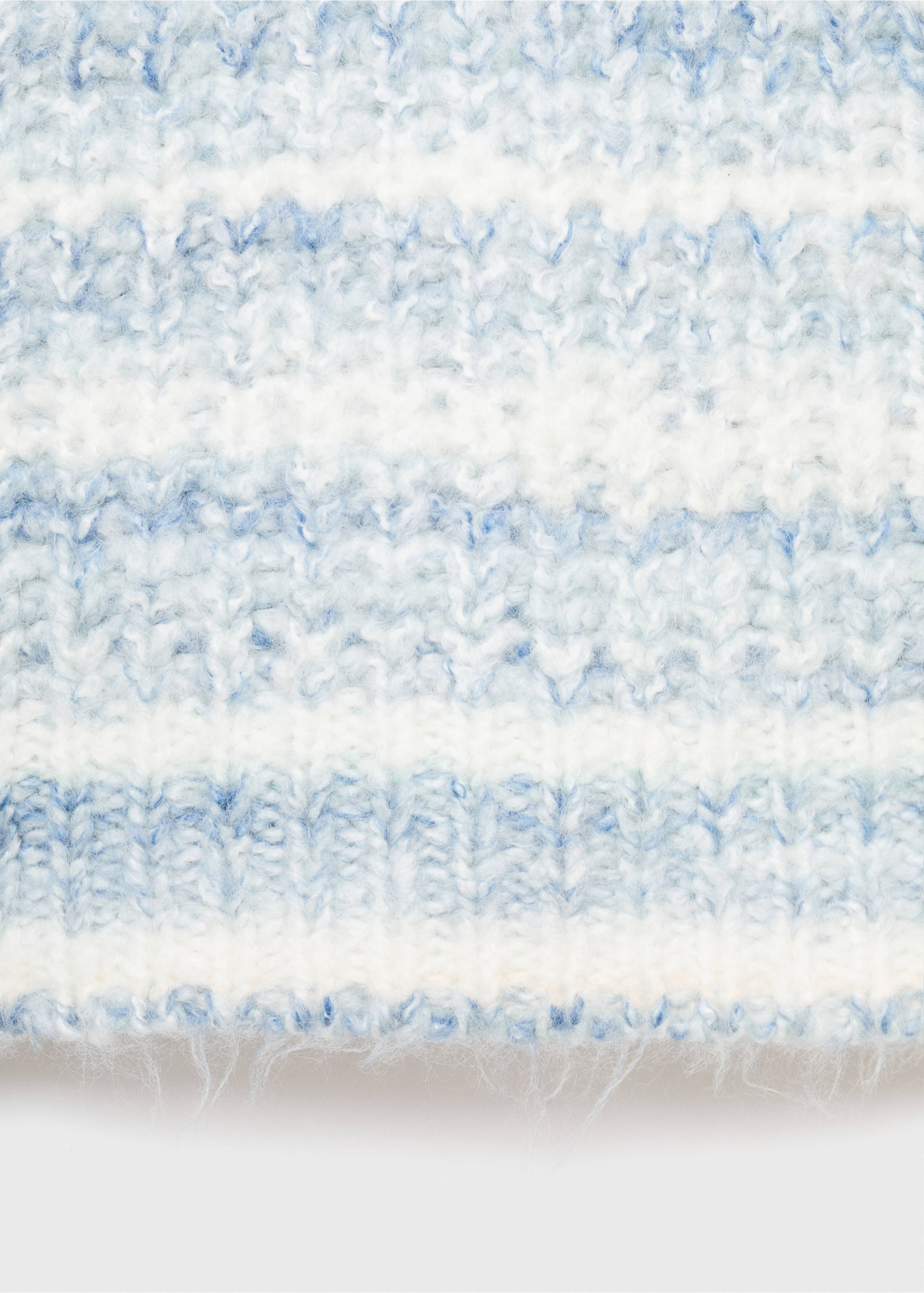 Gilet maille rayures - Détail de l'article 0, Bleu ciel. Ref: 17054417-00.