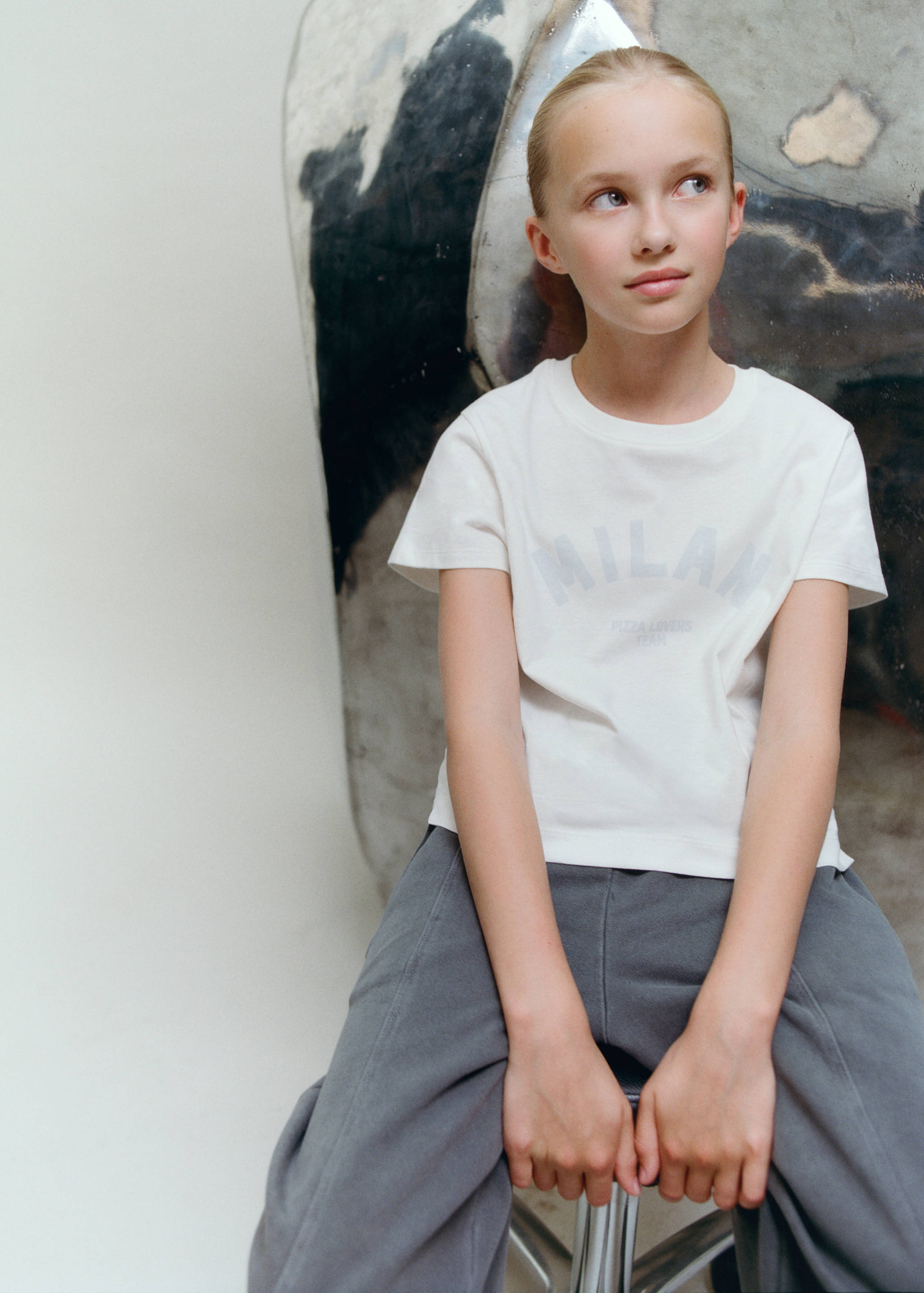 Short-sleeved printed t-shirt - Details of the article 5