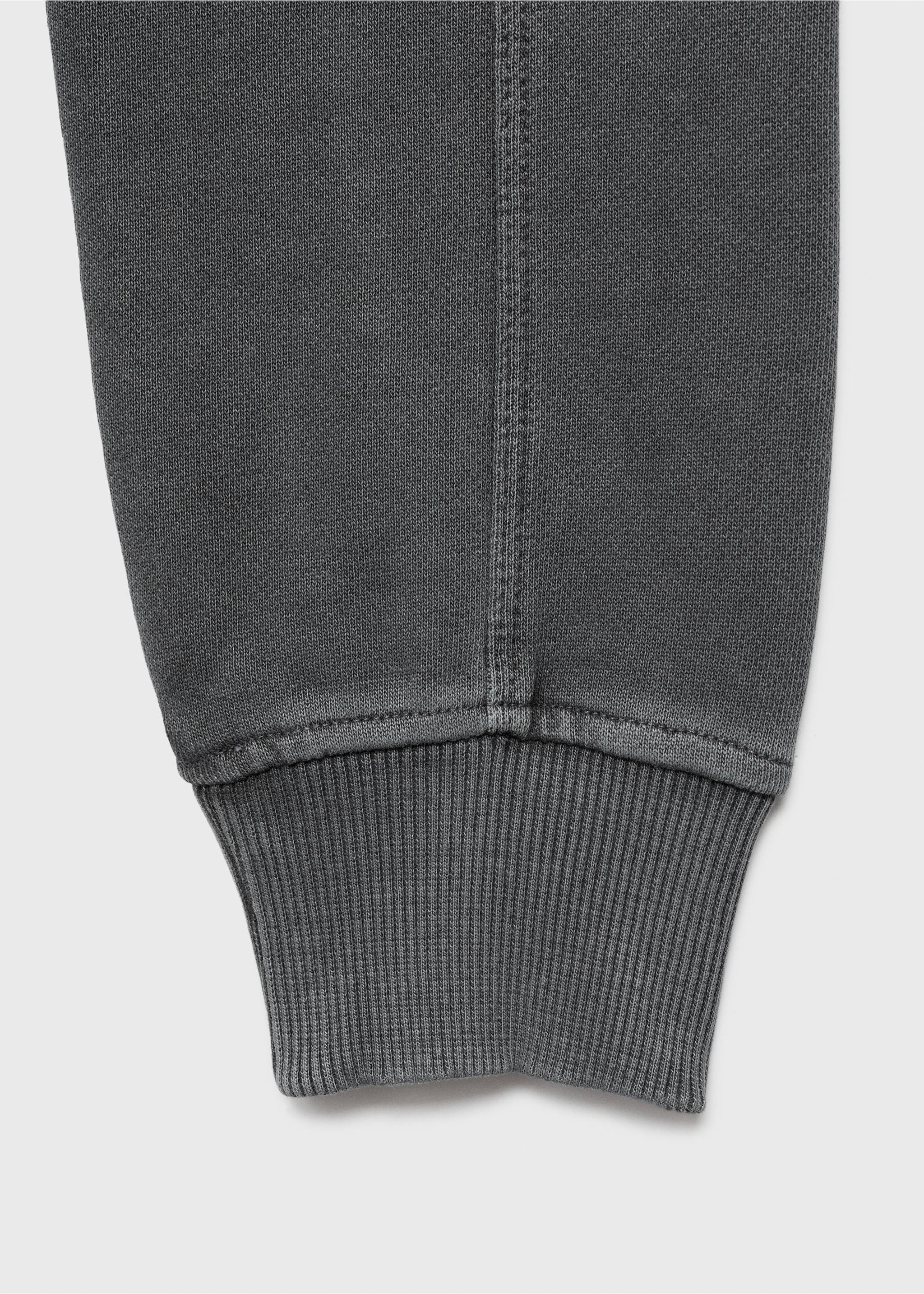 Studded sweatshirt - Details of the article 0, Charcoal. Ref: 17054421-00.