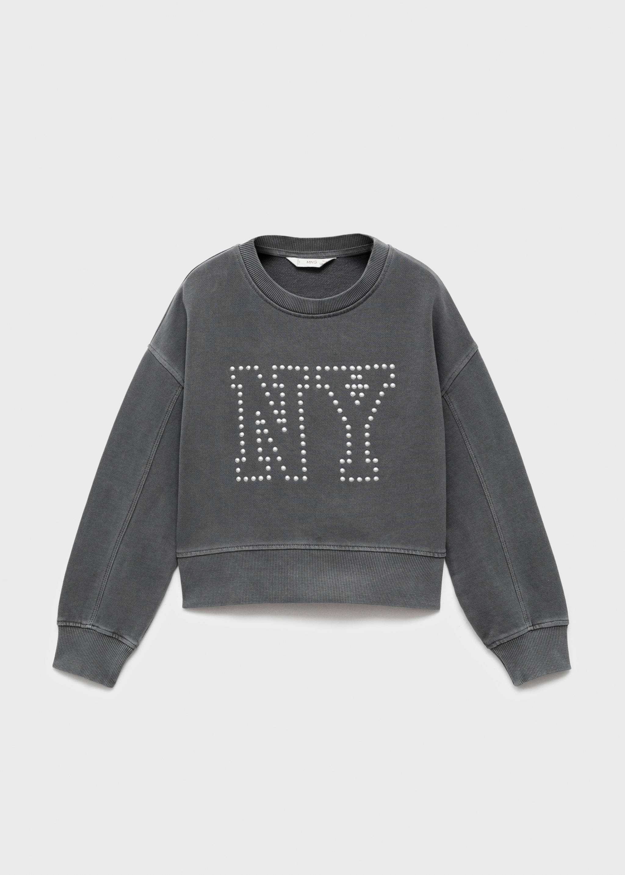 Sweatshirt mit Nieten-Applikation - Artikel ohne Model