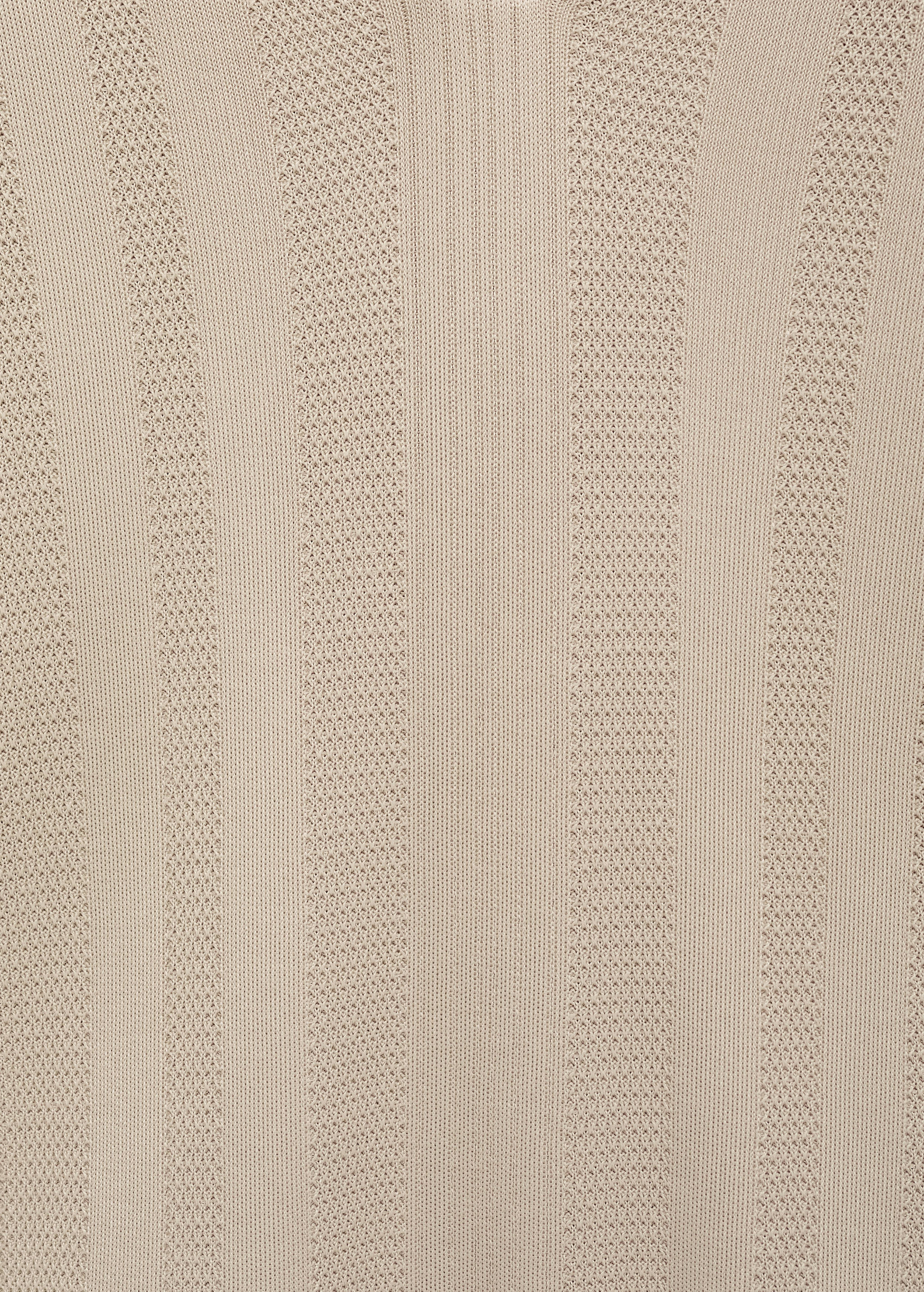 Ribbed knit polo shirt - Details of the article 0