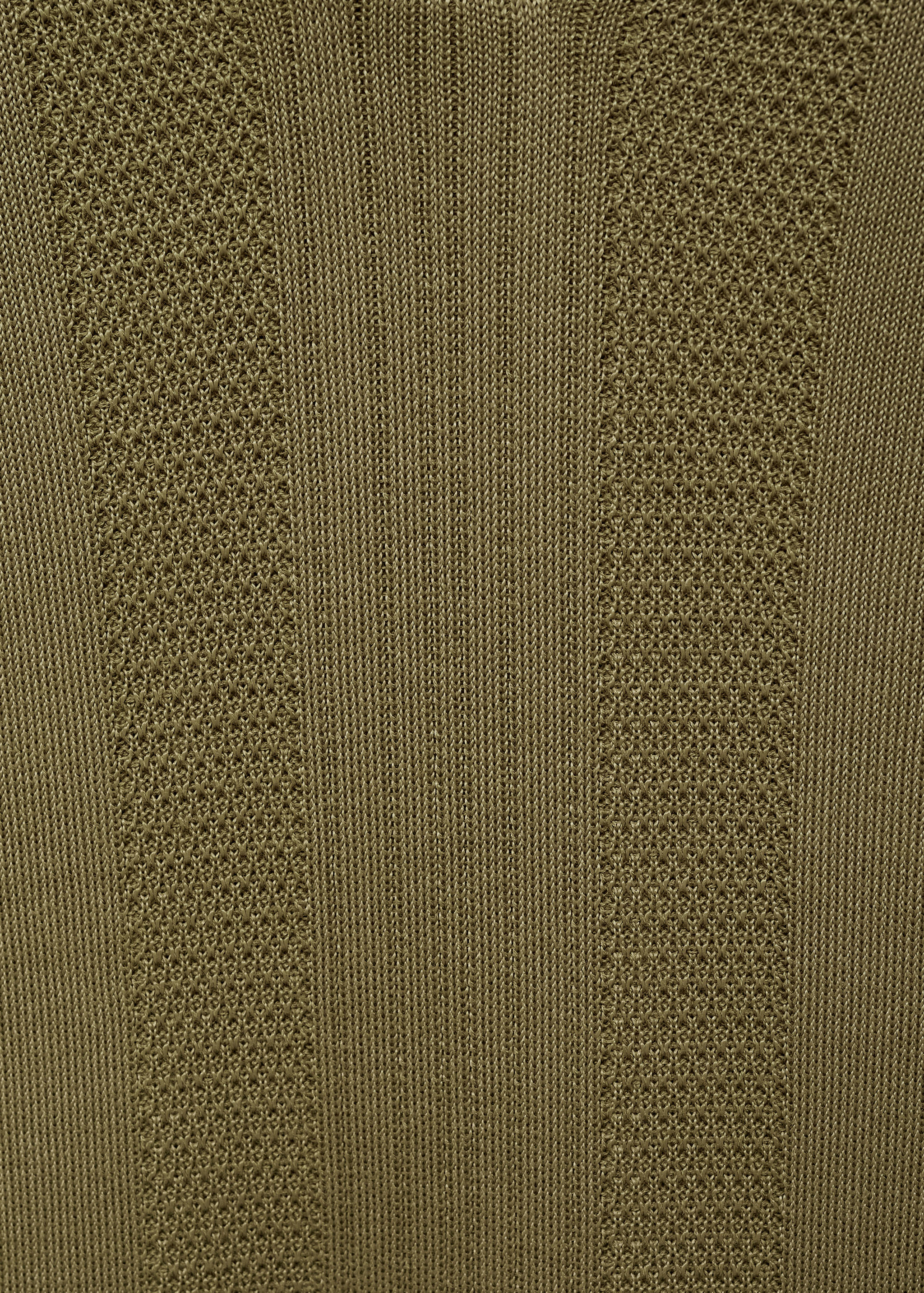 Ribbed knit polo shirt - Details of the article 0