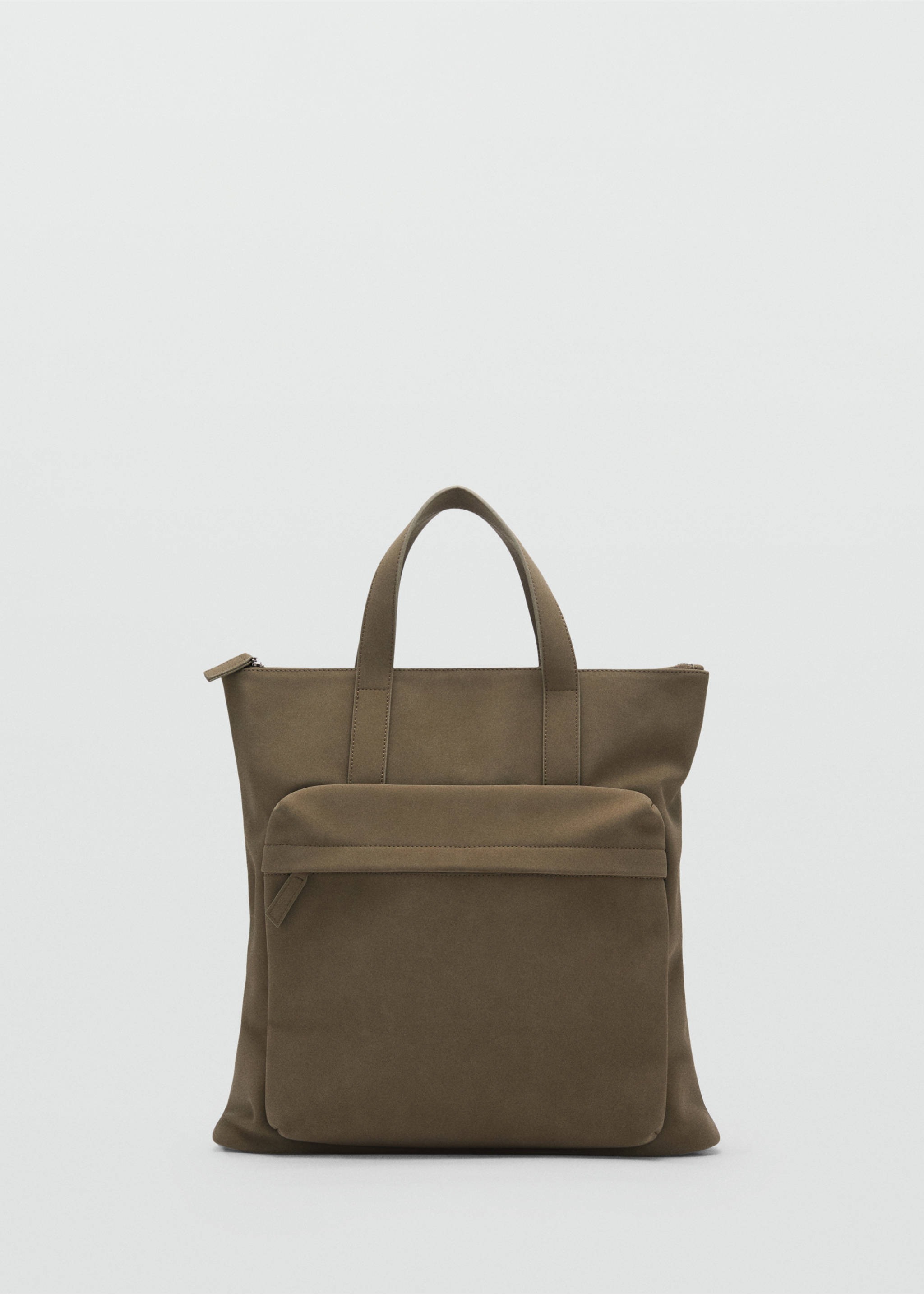 Multi-functional backpack with pockets - Article without model, Khaki. Ref: 17054425-00.