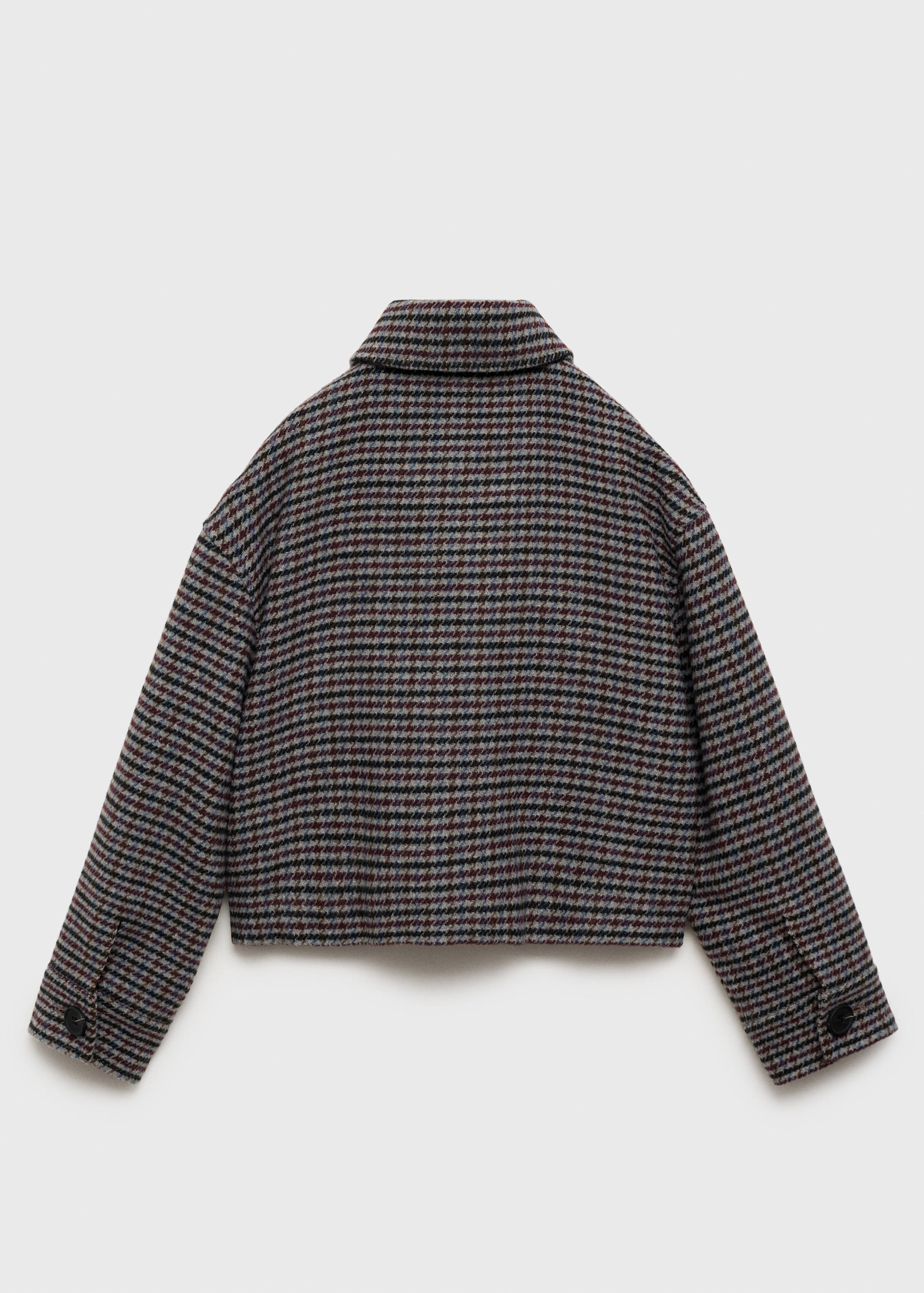 Manteau tweed laine - Verso de l’article