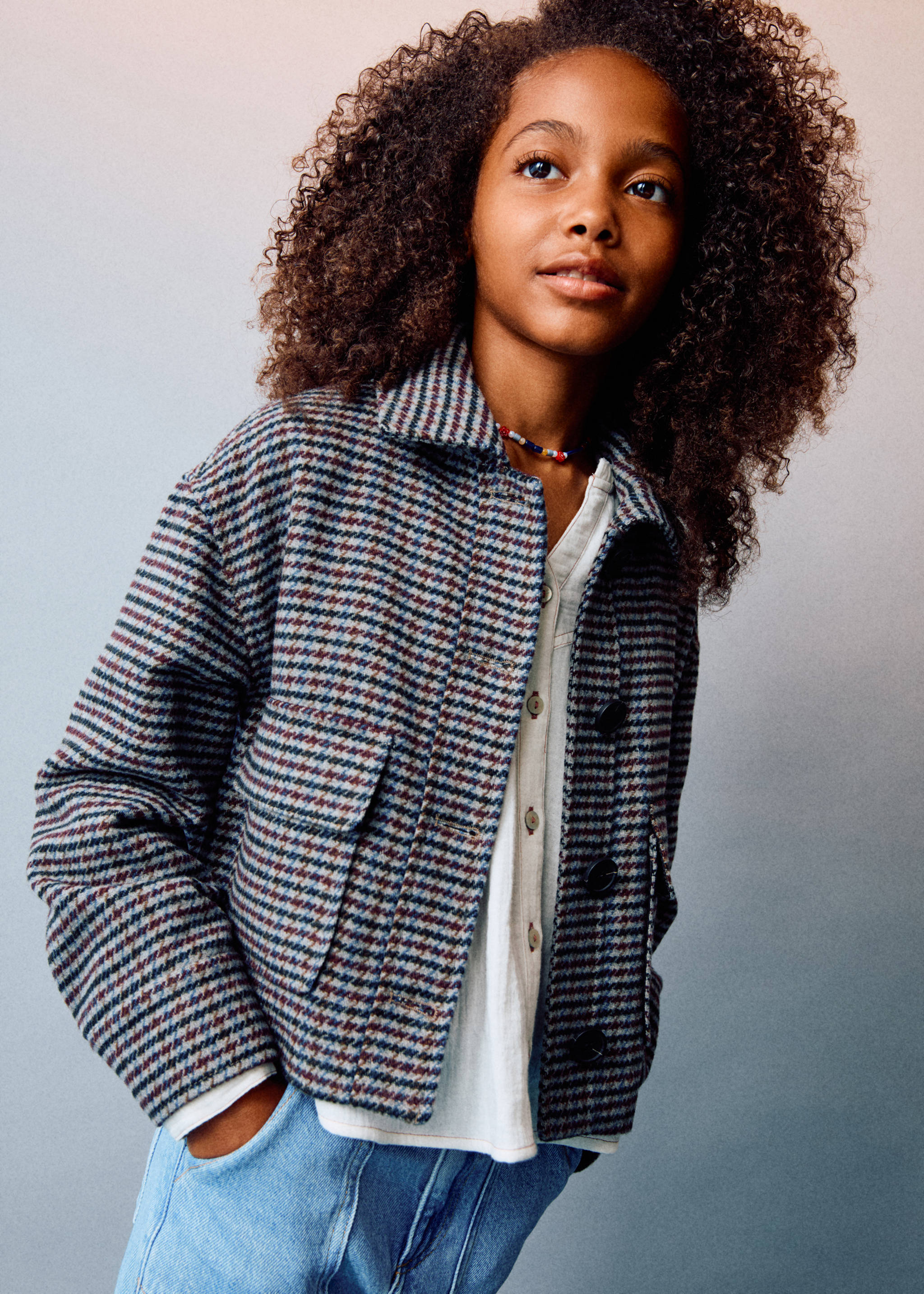 Manteau tweed laine - Détail de l'article 5