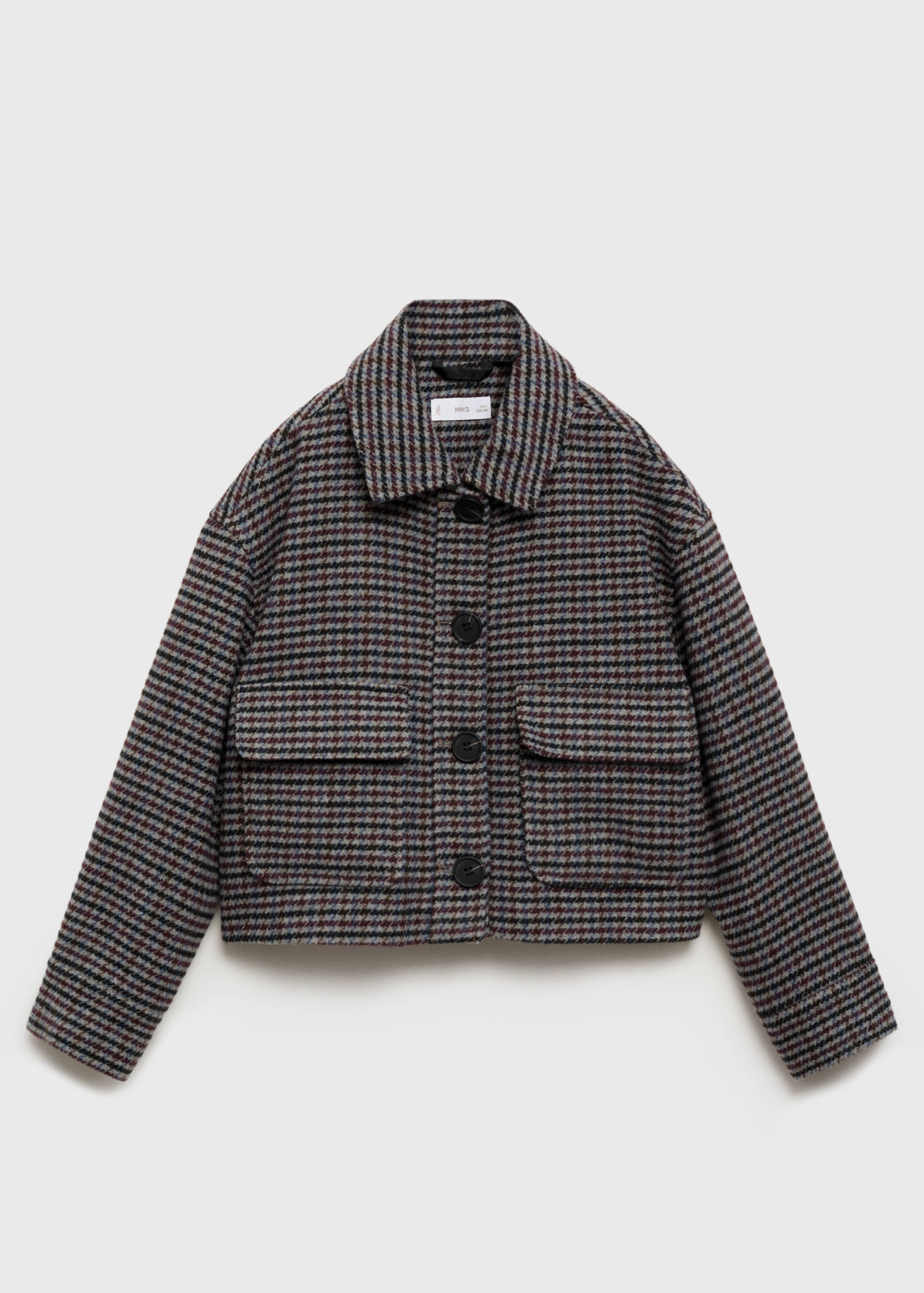 Manteau tweed laine - Article sans modèle