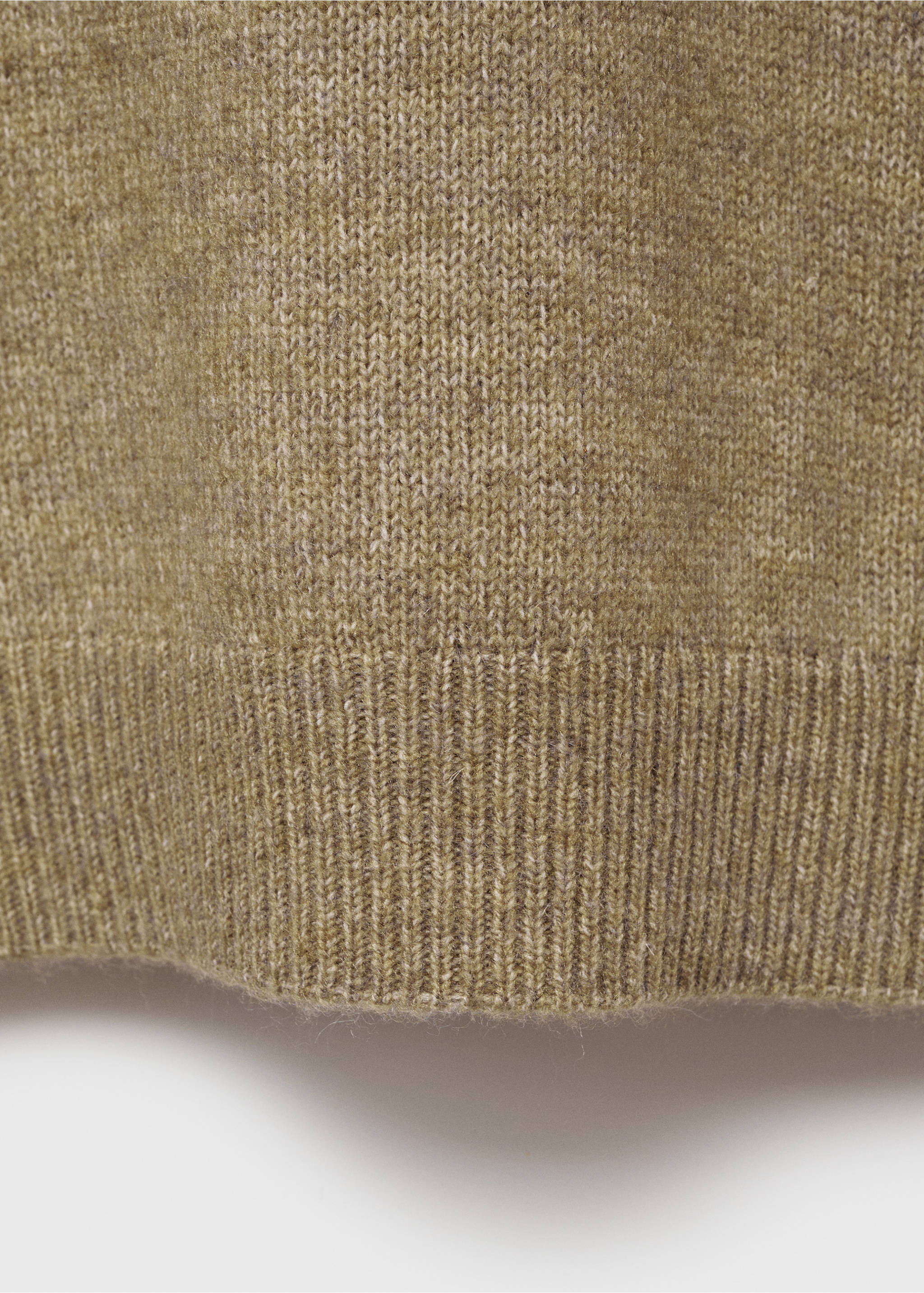 Marbled knitted sweater - Details of the article 0, Forest Green. Ref: 17054429-00.