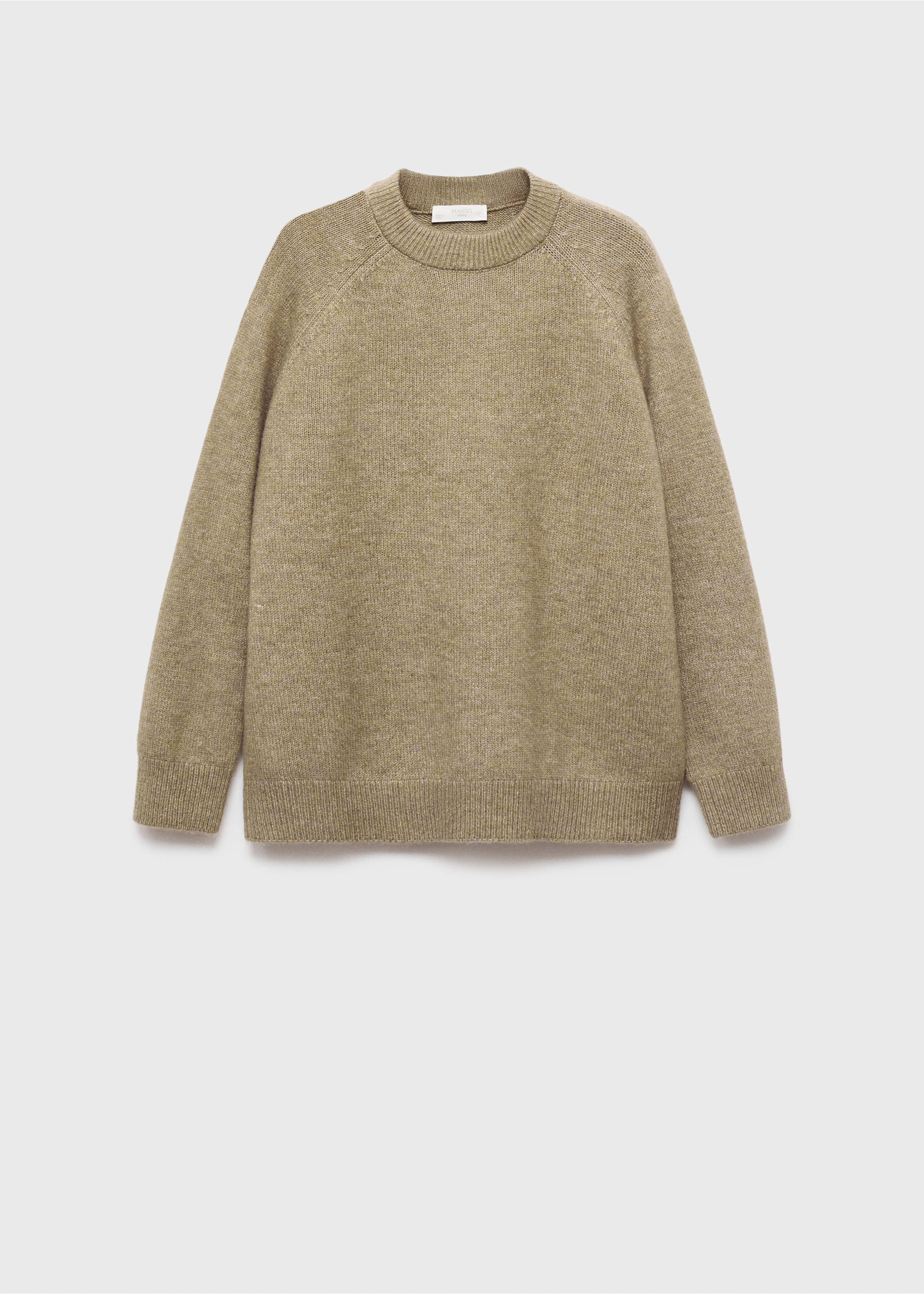 Marbled knitted sweater - Article without model, Forest Green. Ref: 17054429-00.
