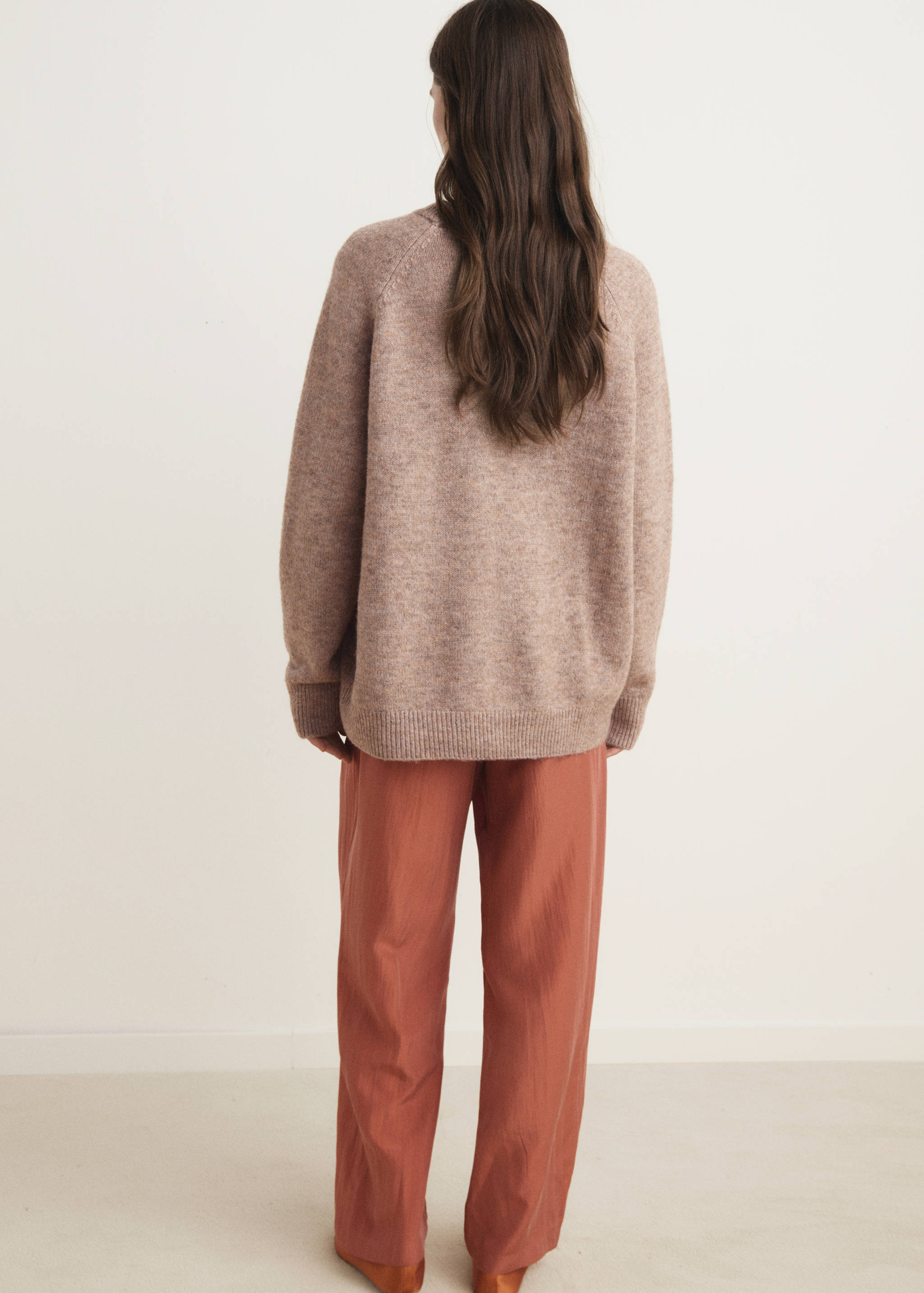 Pull-over maille chinée - Verso de l’article