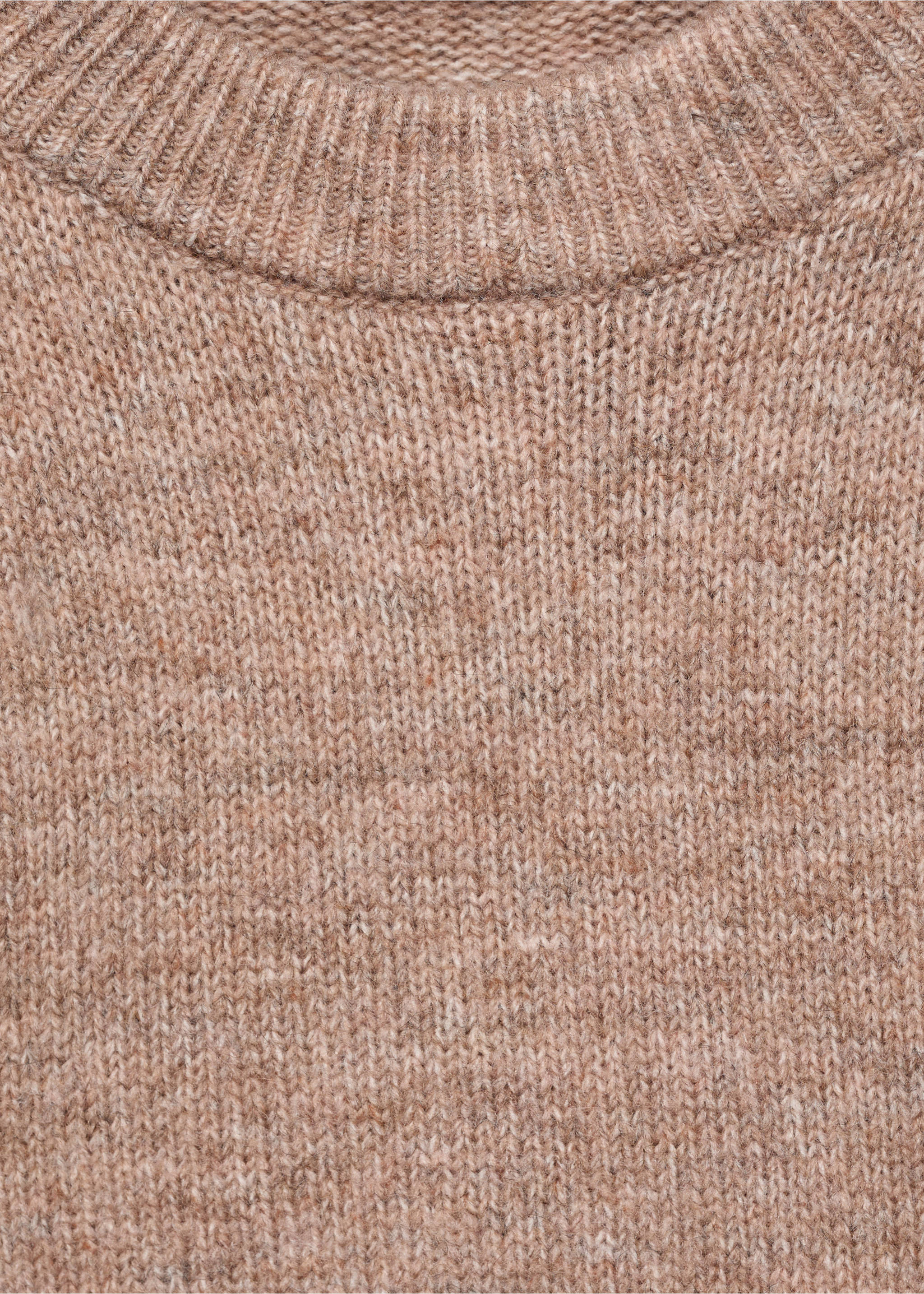 Marbled knitted sweater - Details of the article 8, Medium Pink. Ref: 17054429-00.