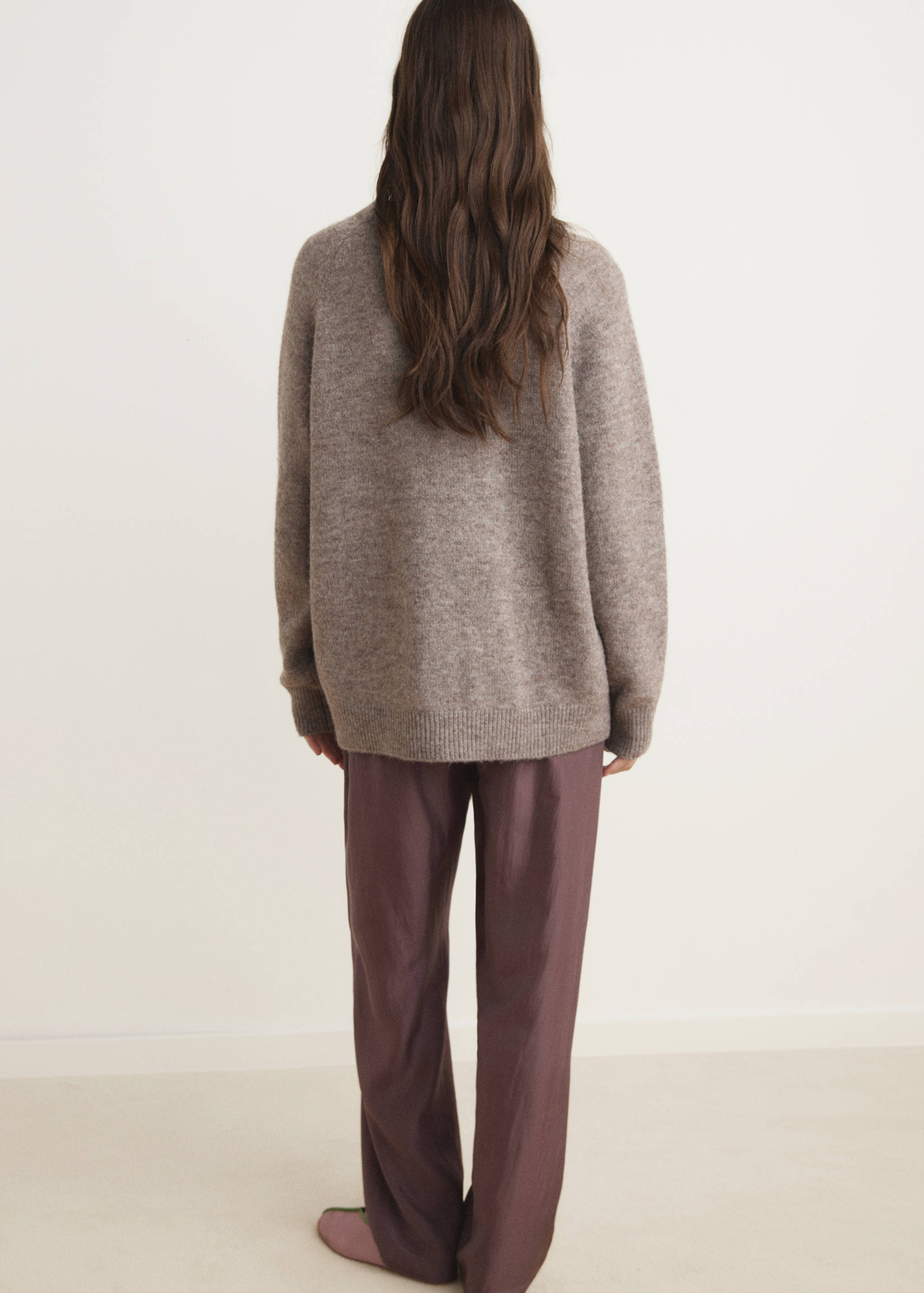 Pull-over maille chinée - Verso de l’article