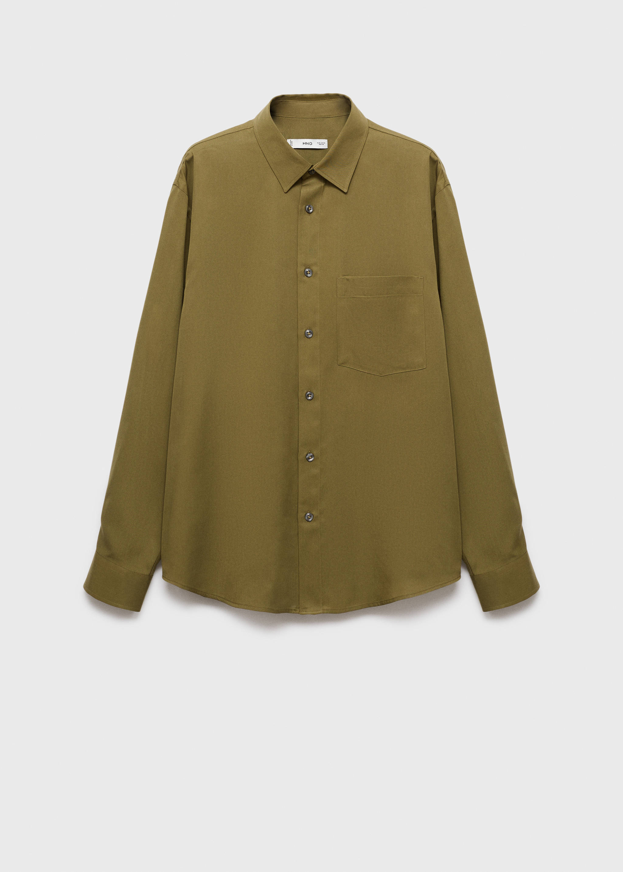 Overhemd 100% lyocell met borstzak - Artikel zonder model