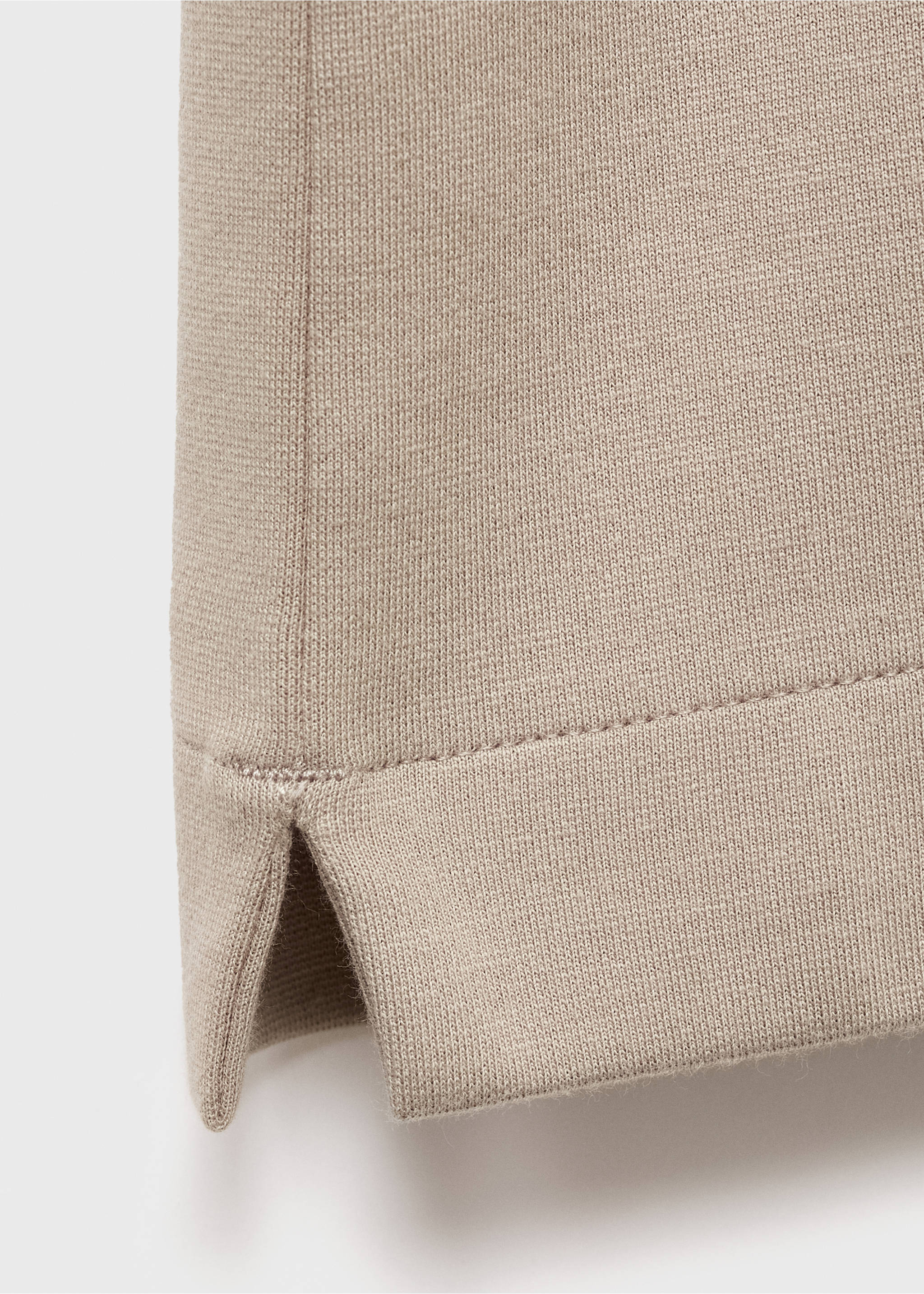 Relaxed-fit cotton polo - Details of the article 0, Light/Pastel Grey. Ref: 17054432-00.