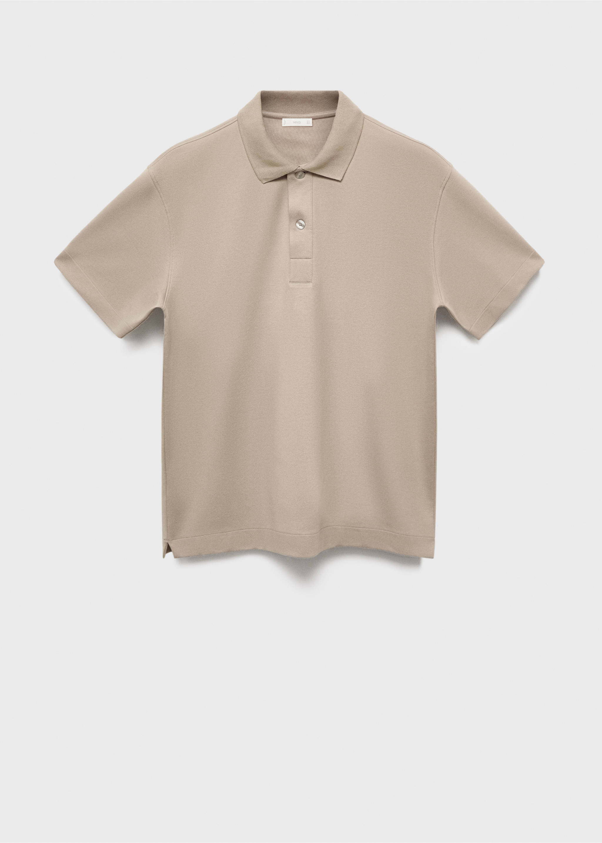 Relaxed-fit cotton polo - Article without model, Light/Pastel Grey. Ref: 17054432-00.