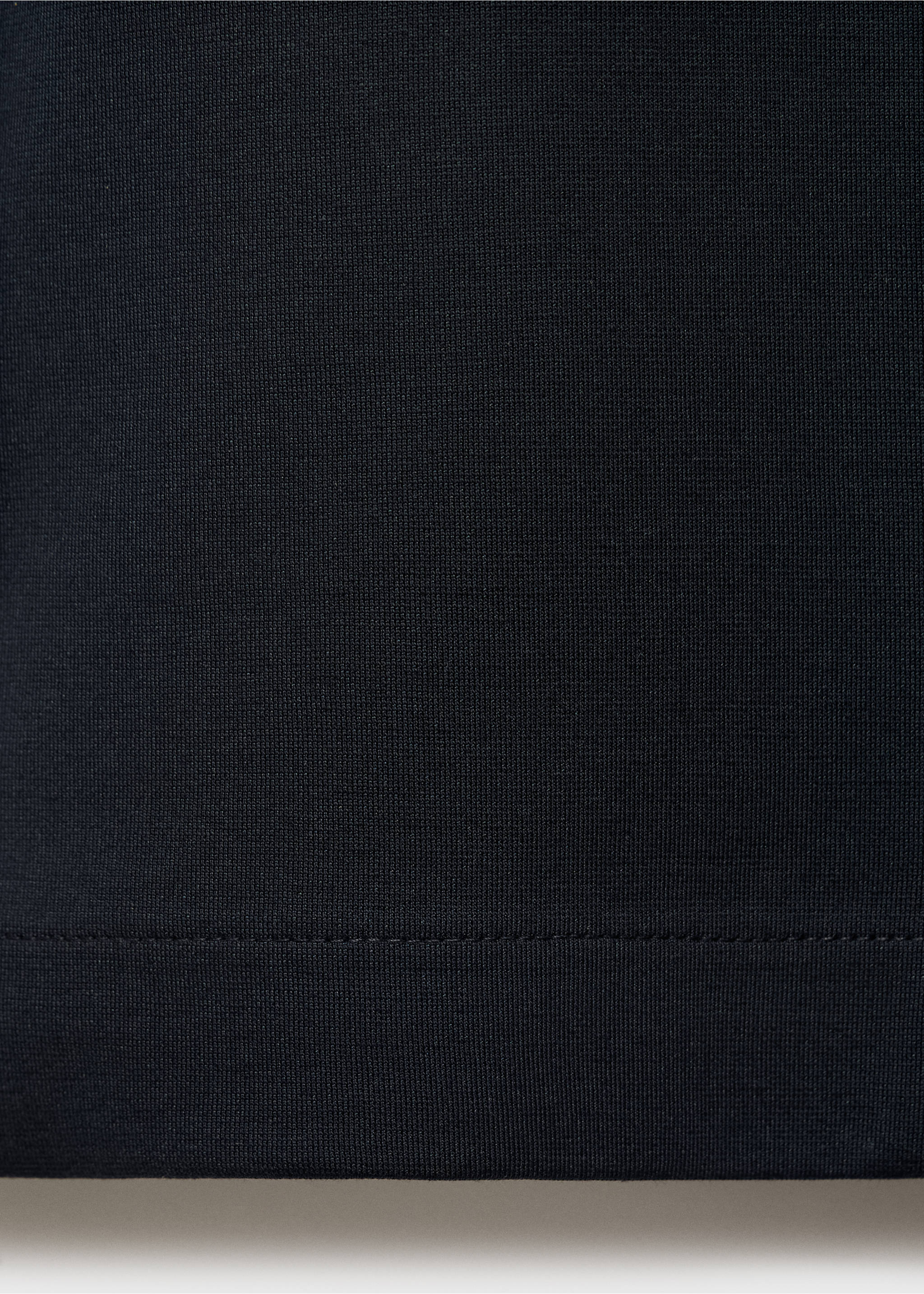 Relaxed-fit cotton polo - Details of the article 0, Navy. Ref: 17054432-00.