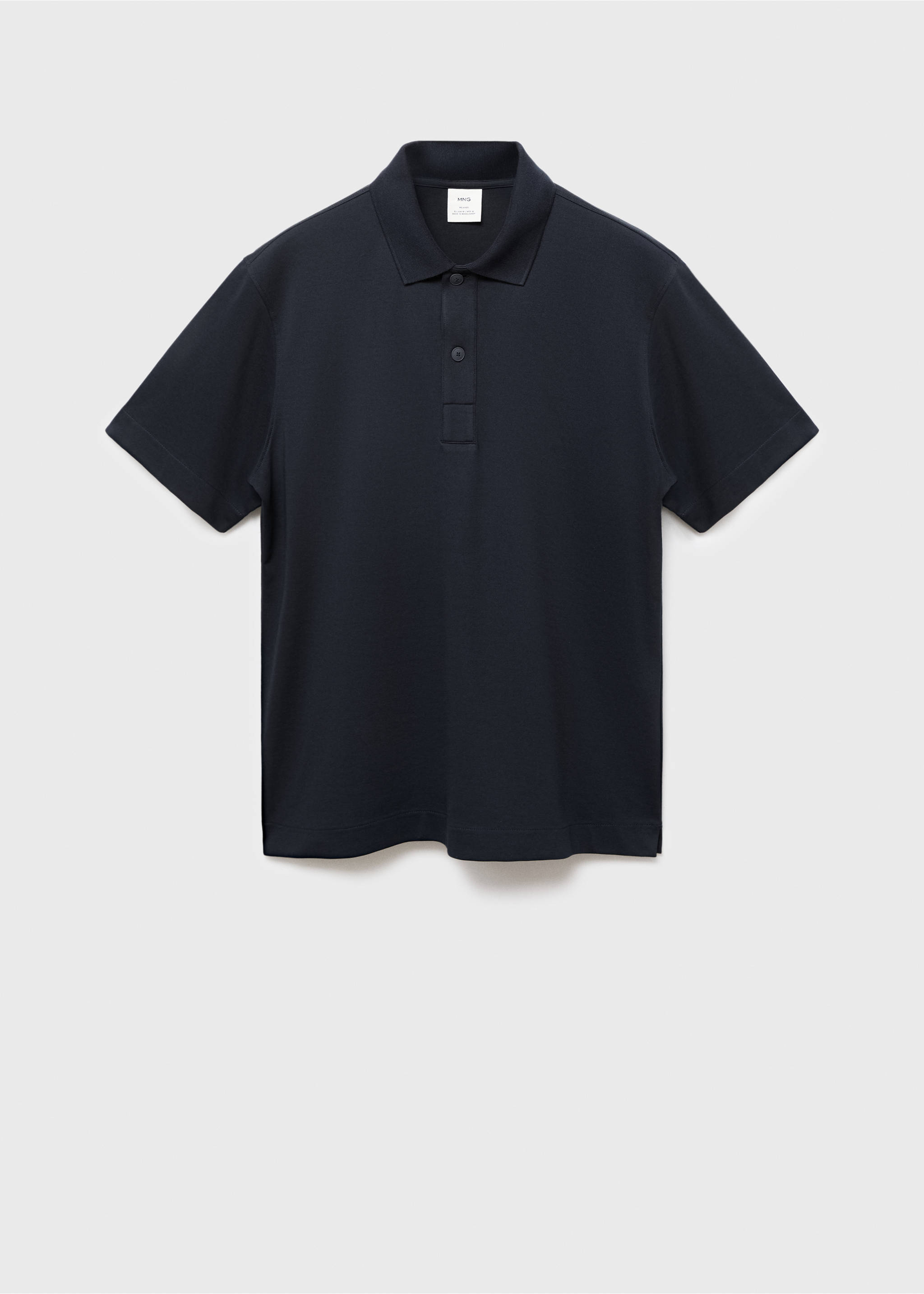 Relaxed-fit cotton polo - Article without model, Navy. Ref: 17054432-00.
