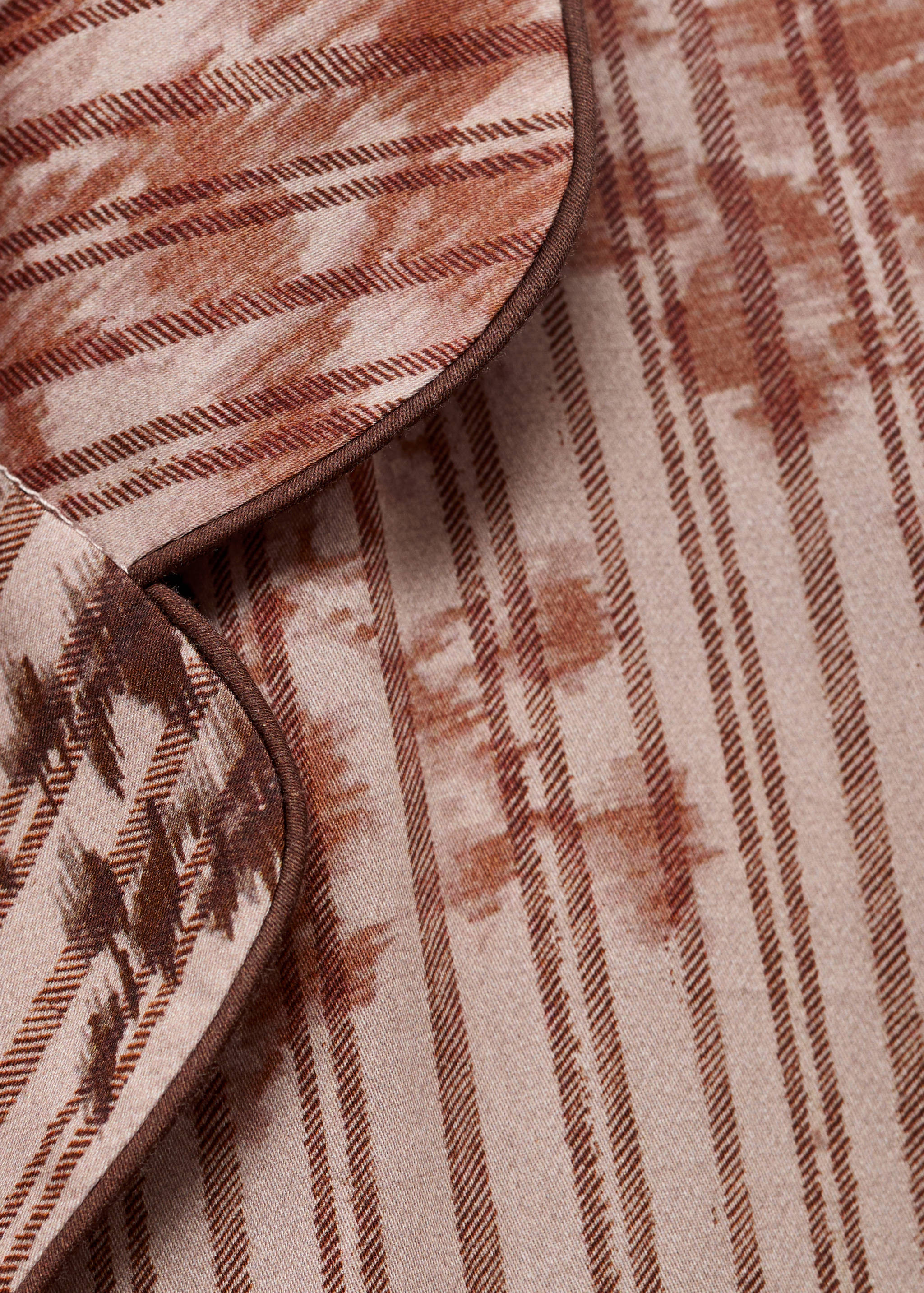 Camisa pijama estampado difuminado - Detalle del artículo 8