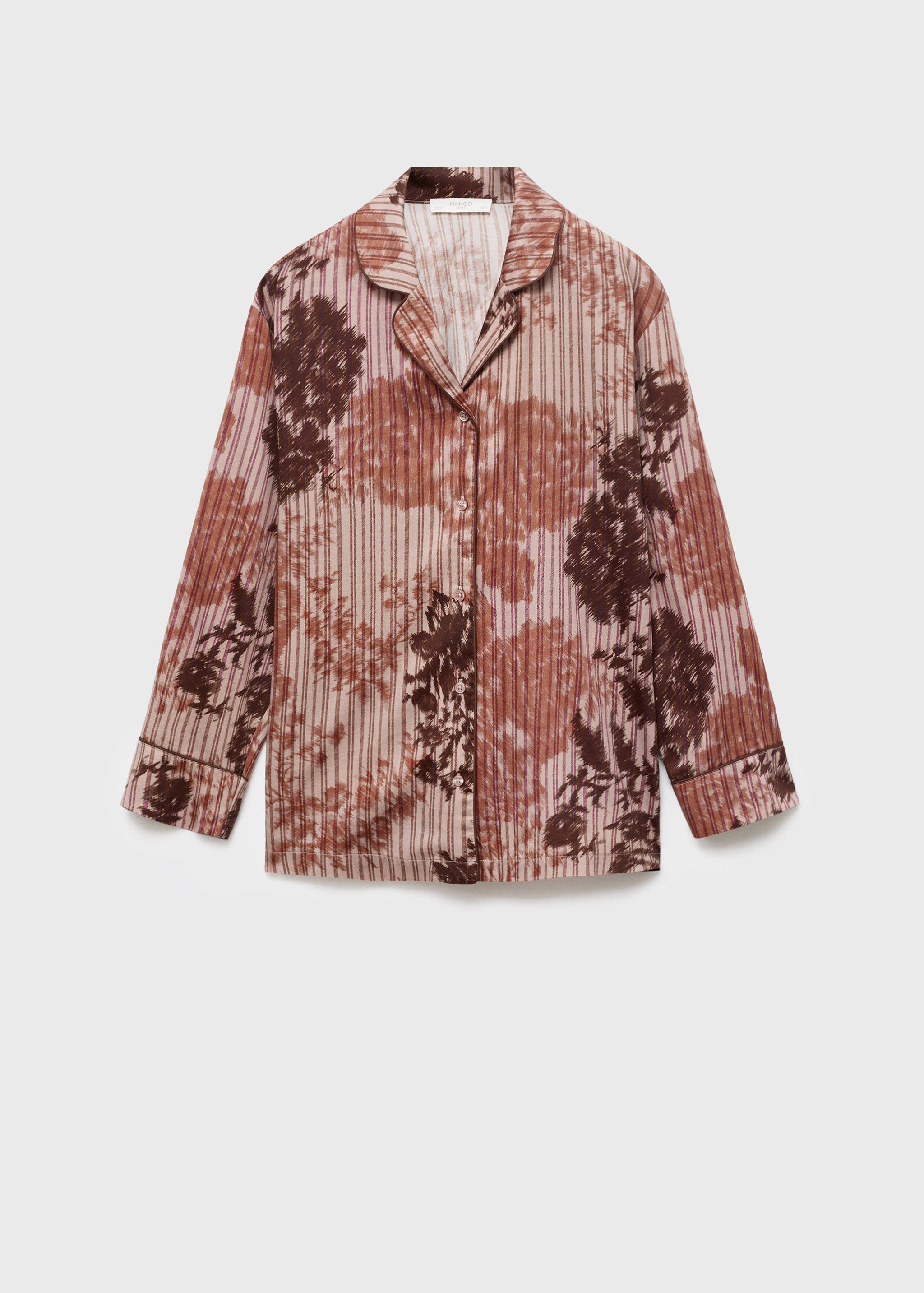 Chemise pyjama imprimée estompé - Article sans modèle