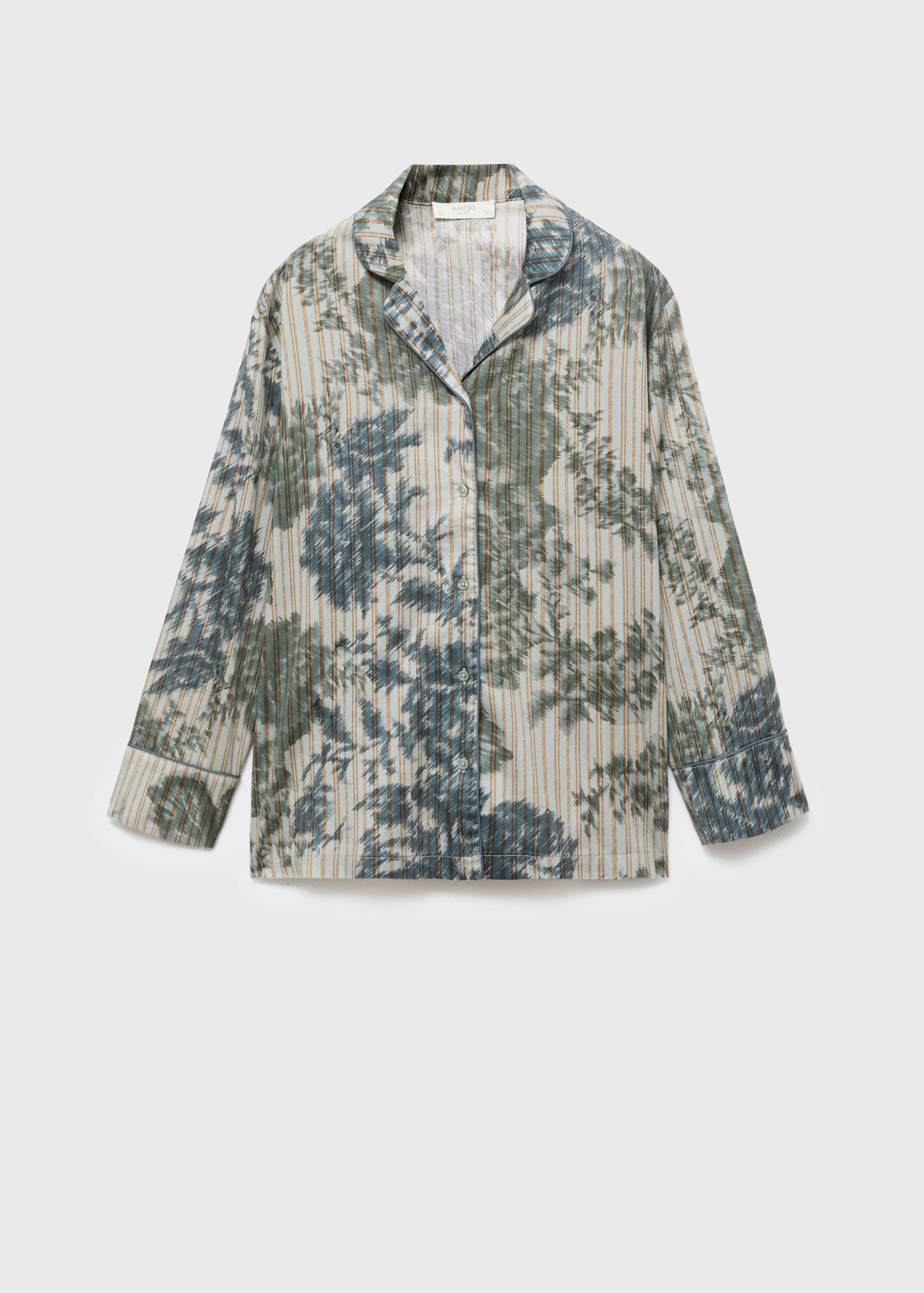 Camisa pijama estampado difuminado - Artículo sin modelo