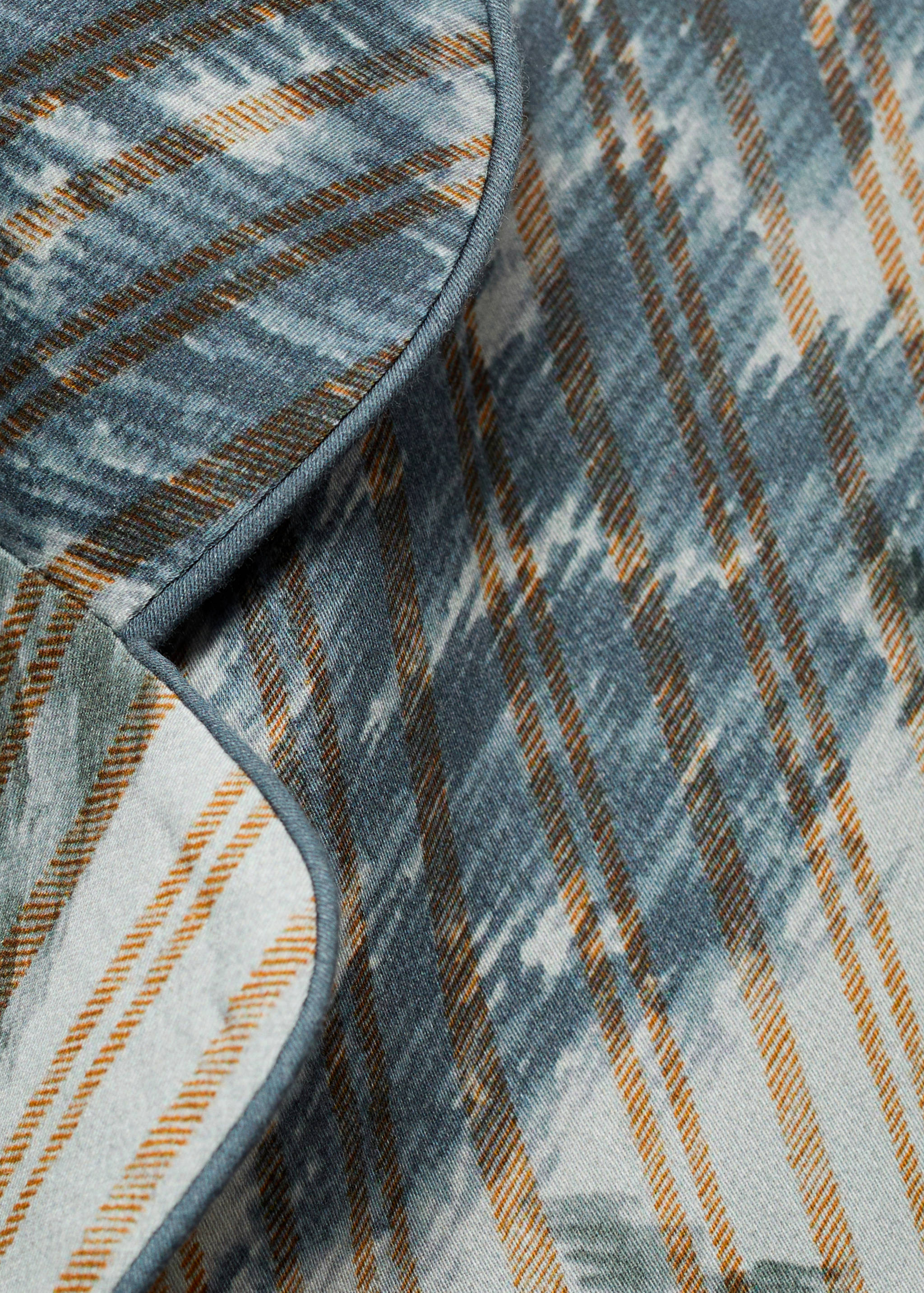 Camisa pijama estampado difuminado - Detalle del artículo 8