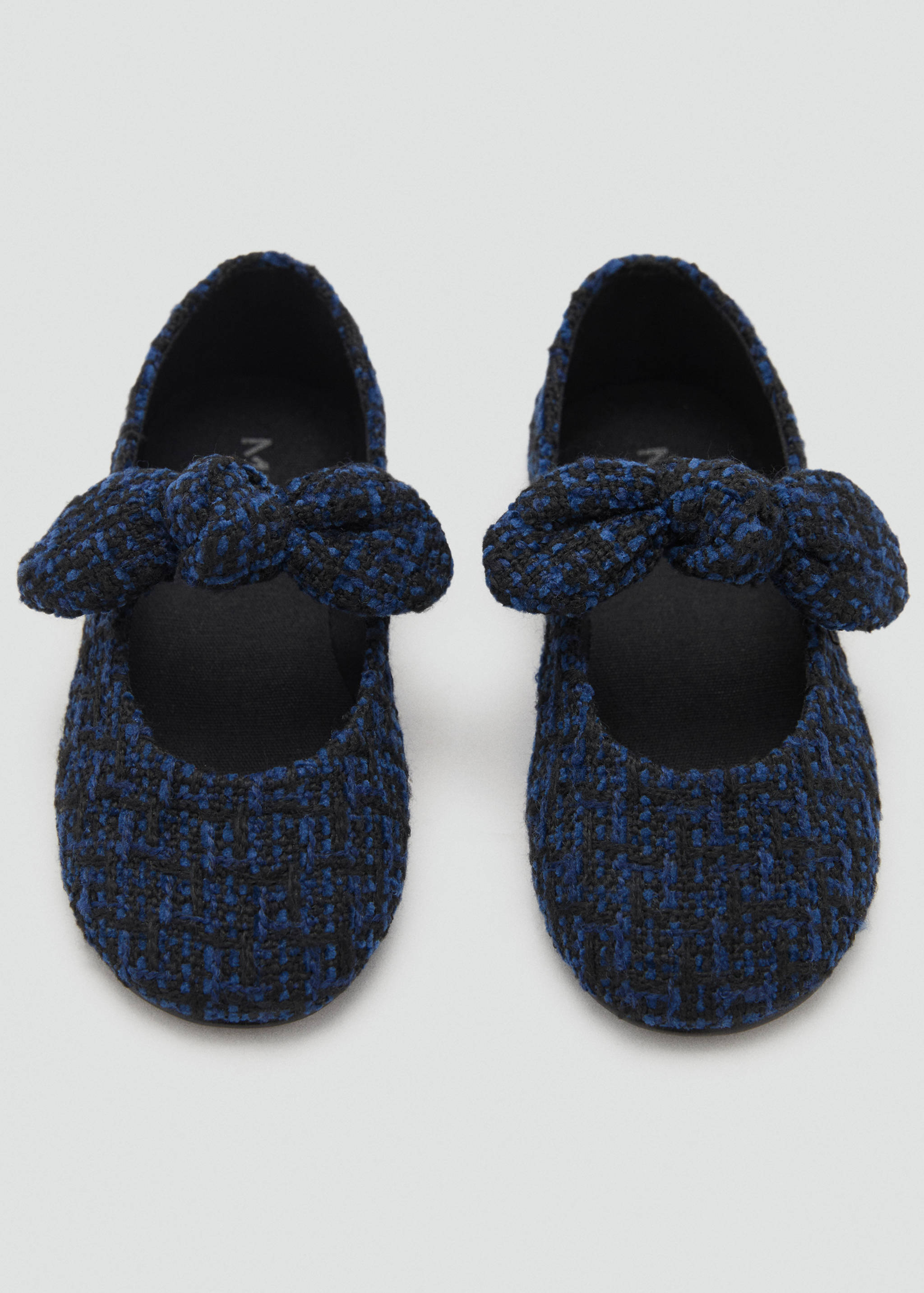 Tweed ballet flats with bow - Details of the article 2