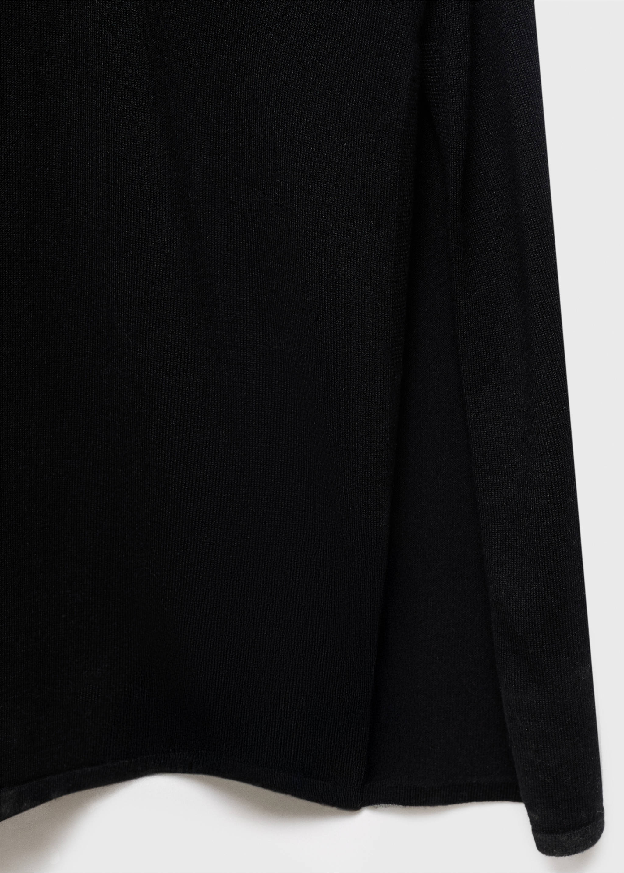 Asymmetrical dress with cut-out - Details of the article 0, Black. Ref: 17054777-00.