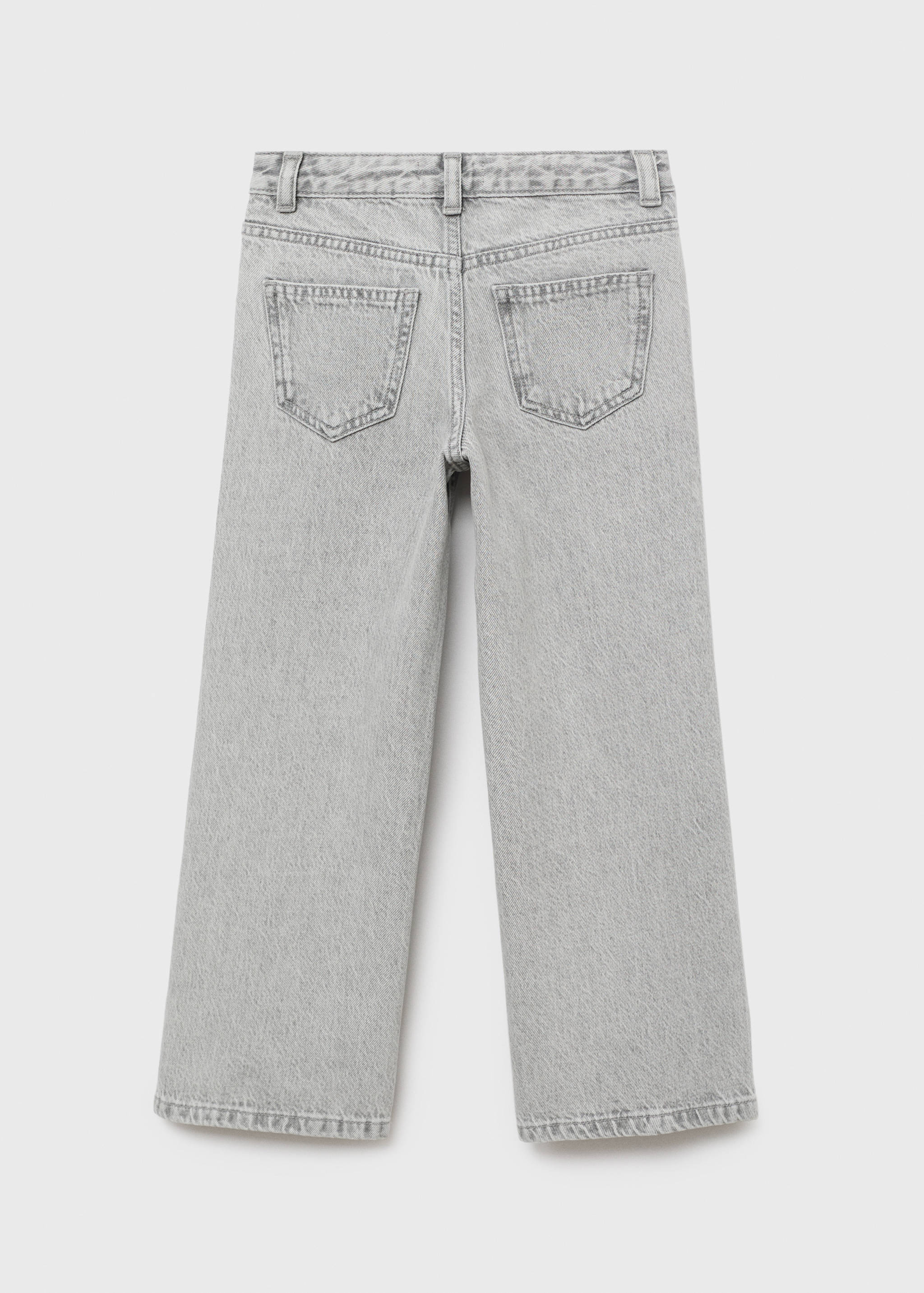 Wide leg jeans with stars - Reverse of the article