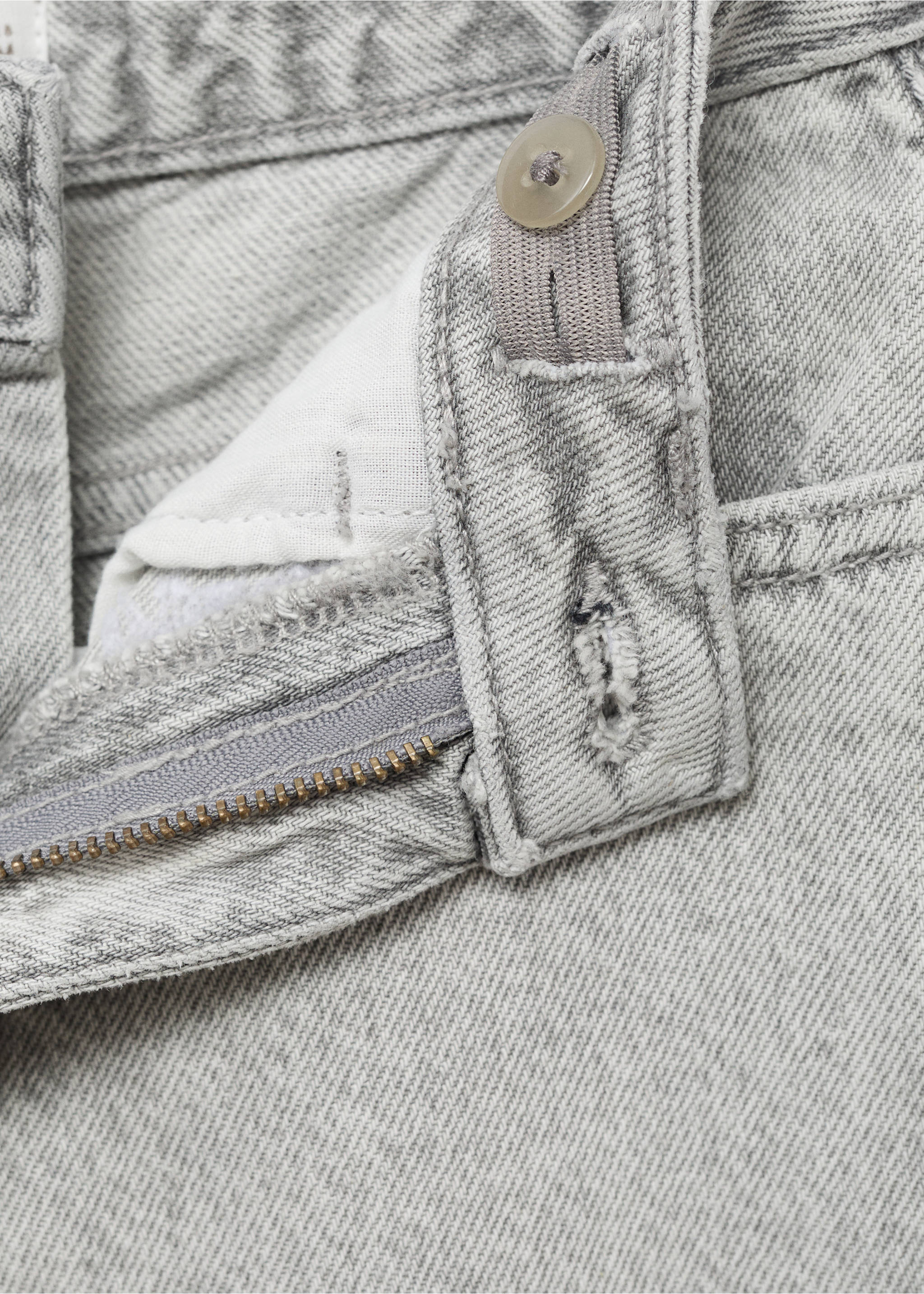 Wide leg jeans with stars - Details of the article 0, Denim Grey. Ref: 17054779-00.